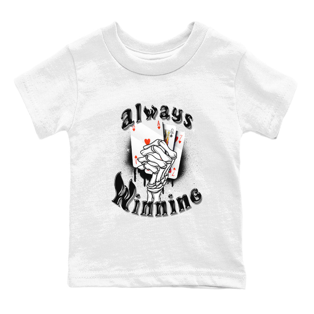 Always Winning snkmatch Tees Kids - Air Jordan 4 Bred Reimagined