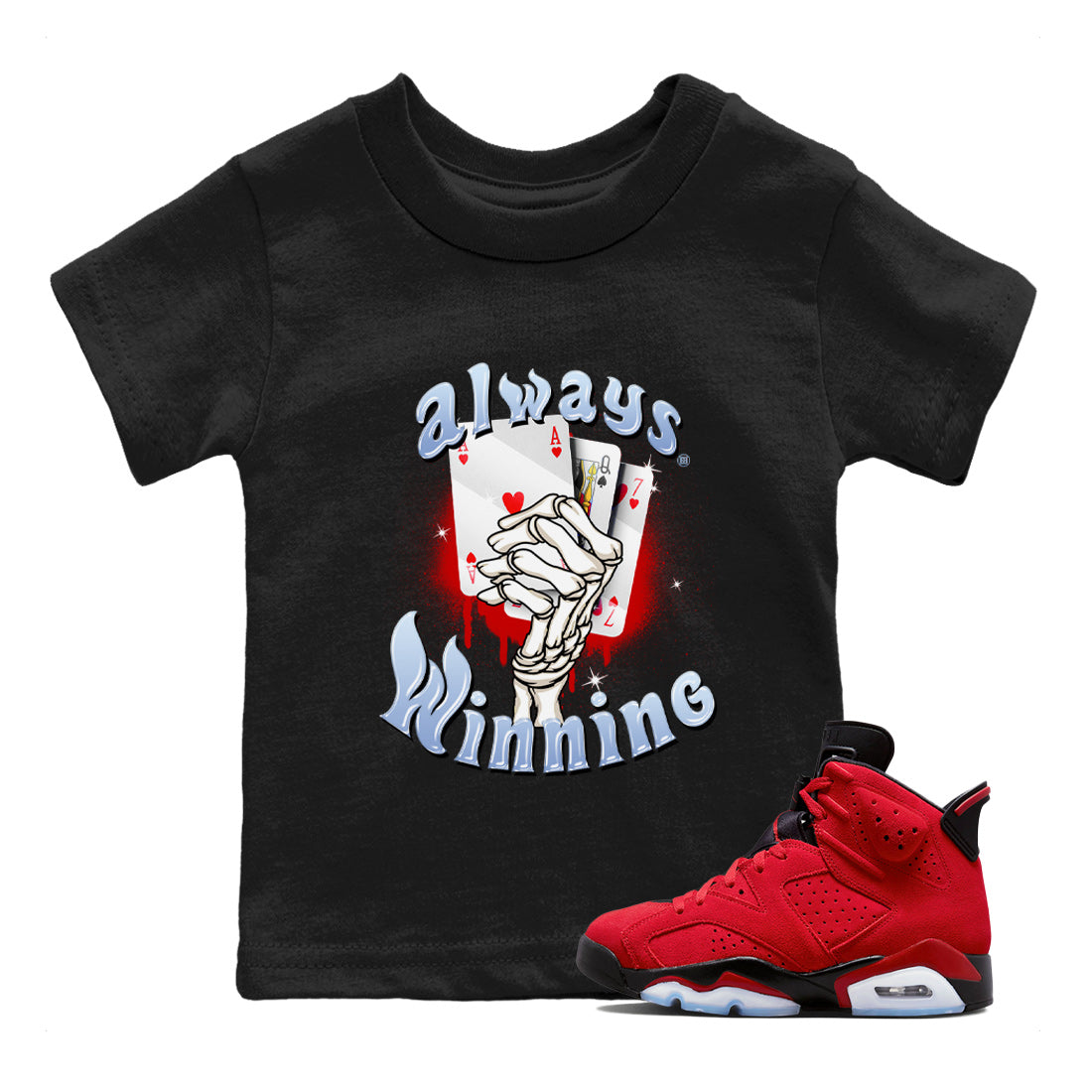 Always Winning Kids Tops - Air Jordan 6 Toro Bravo