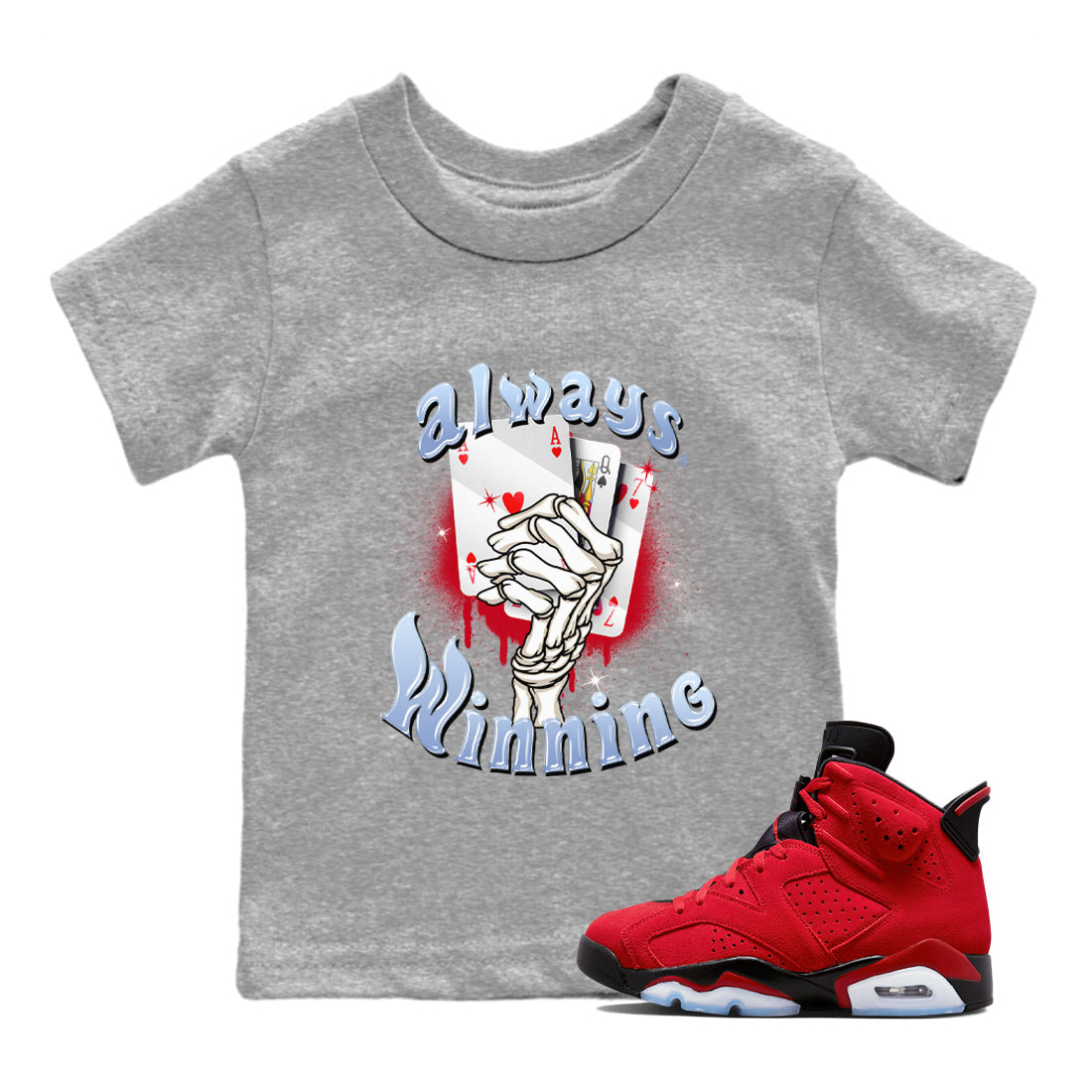 Always Winning Kids Tops - Air Jordan 6 Toro Bravo