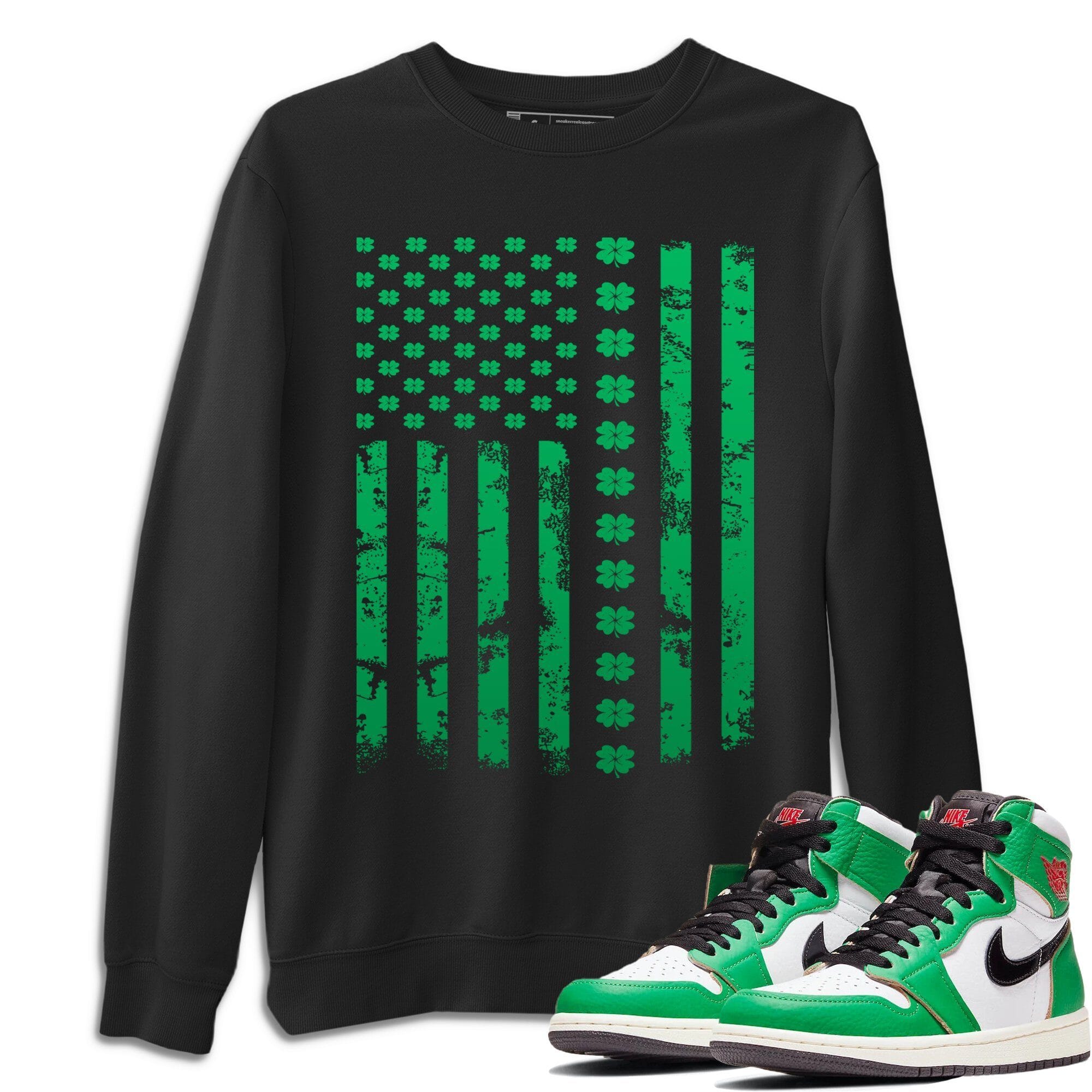 American Flag Unisex Tops - Air Jordan 1 Lucky Green