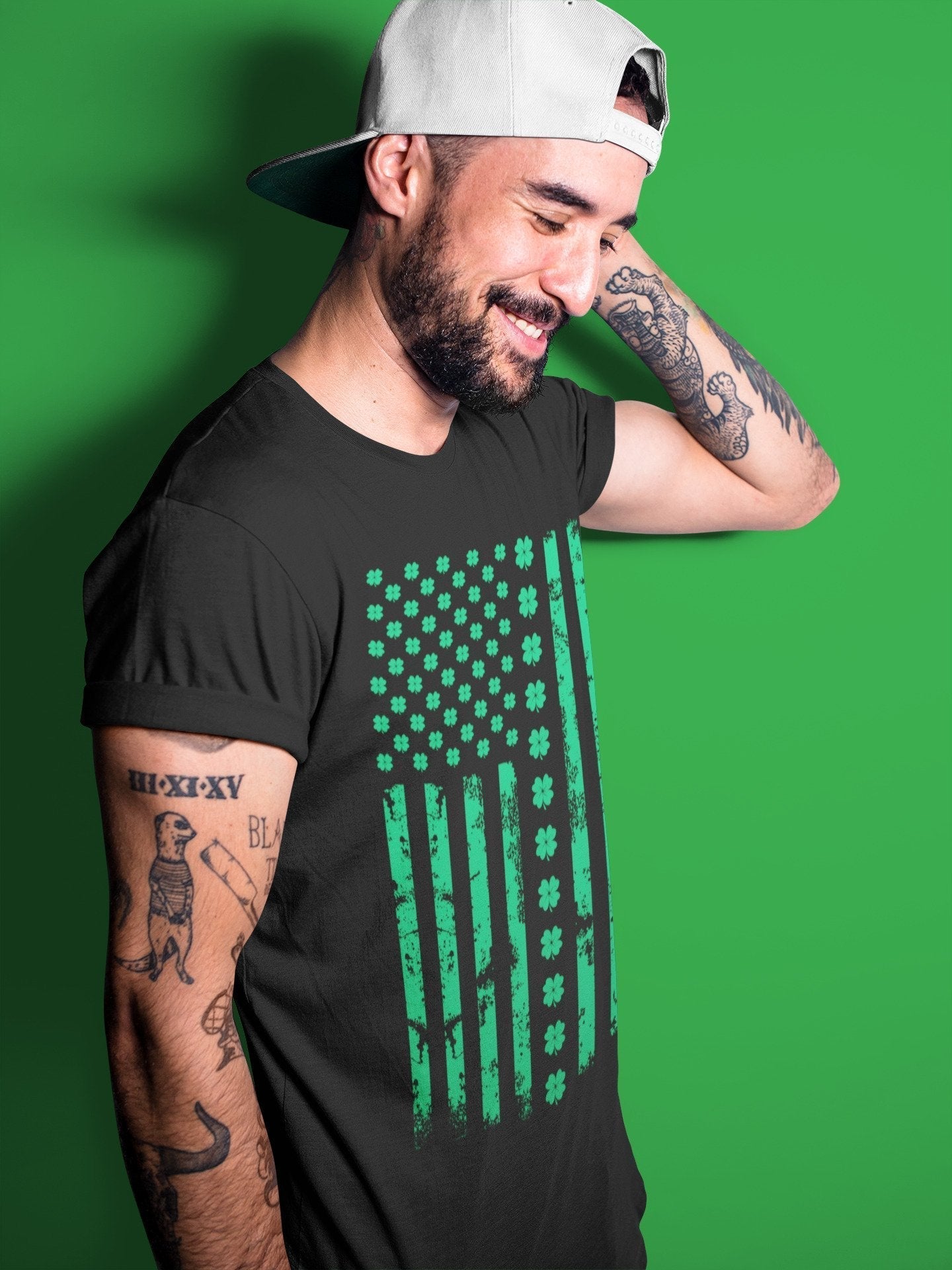American Flag Unisex Tops - Air Jordan 1 Lucky Green