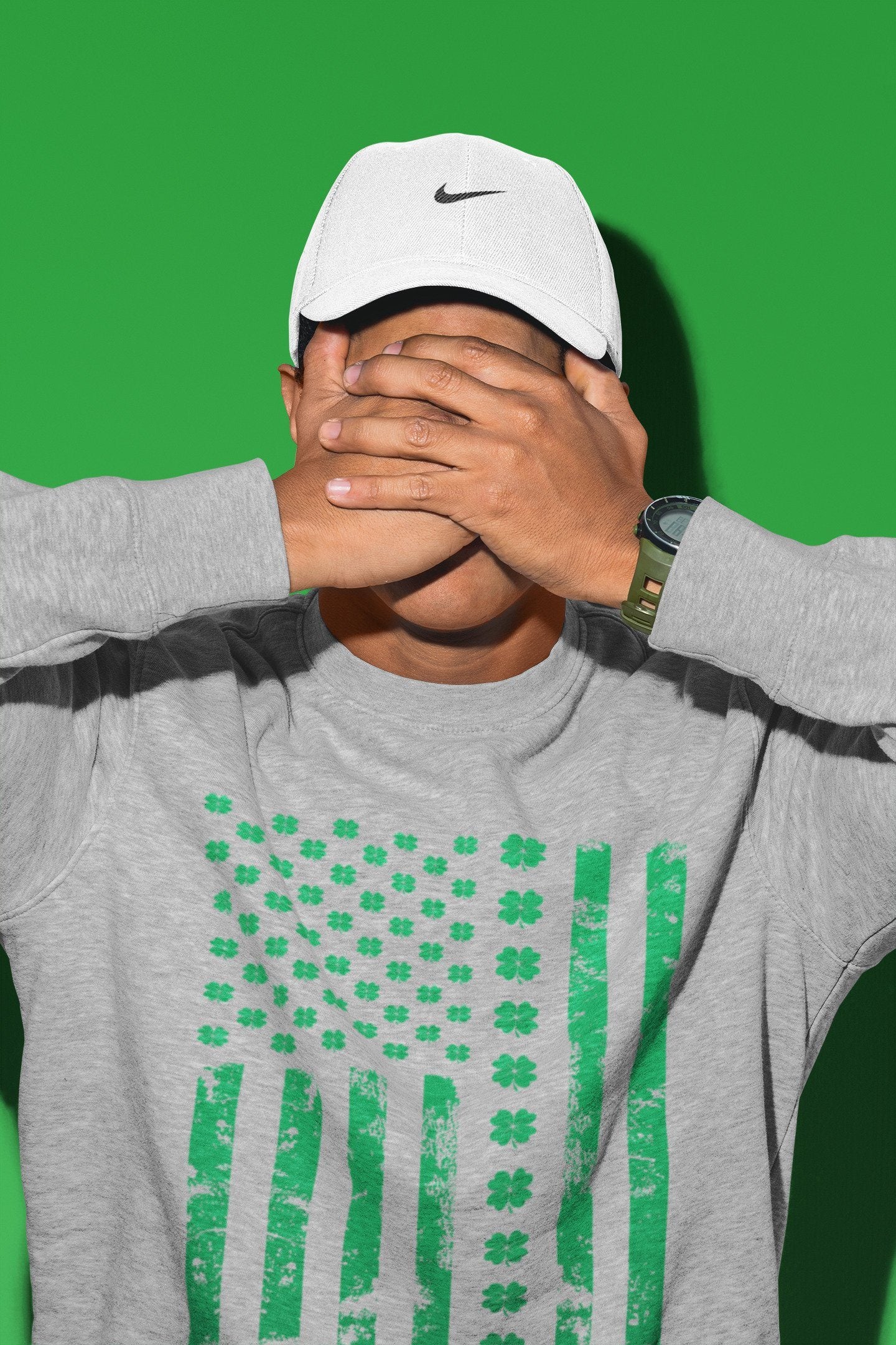 American Flag Unisex Tops - Air Jordan 1 Lucky Green