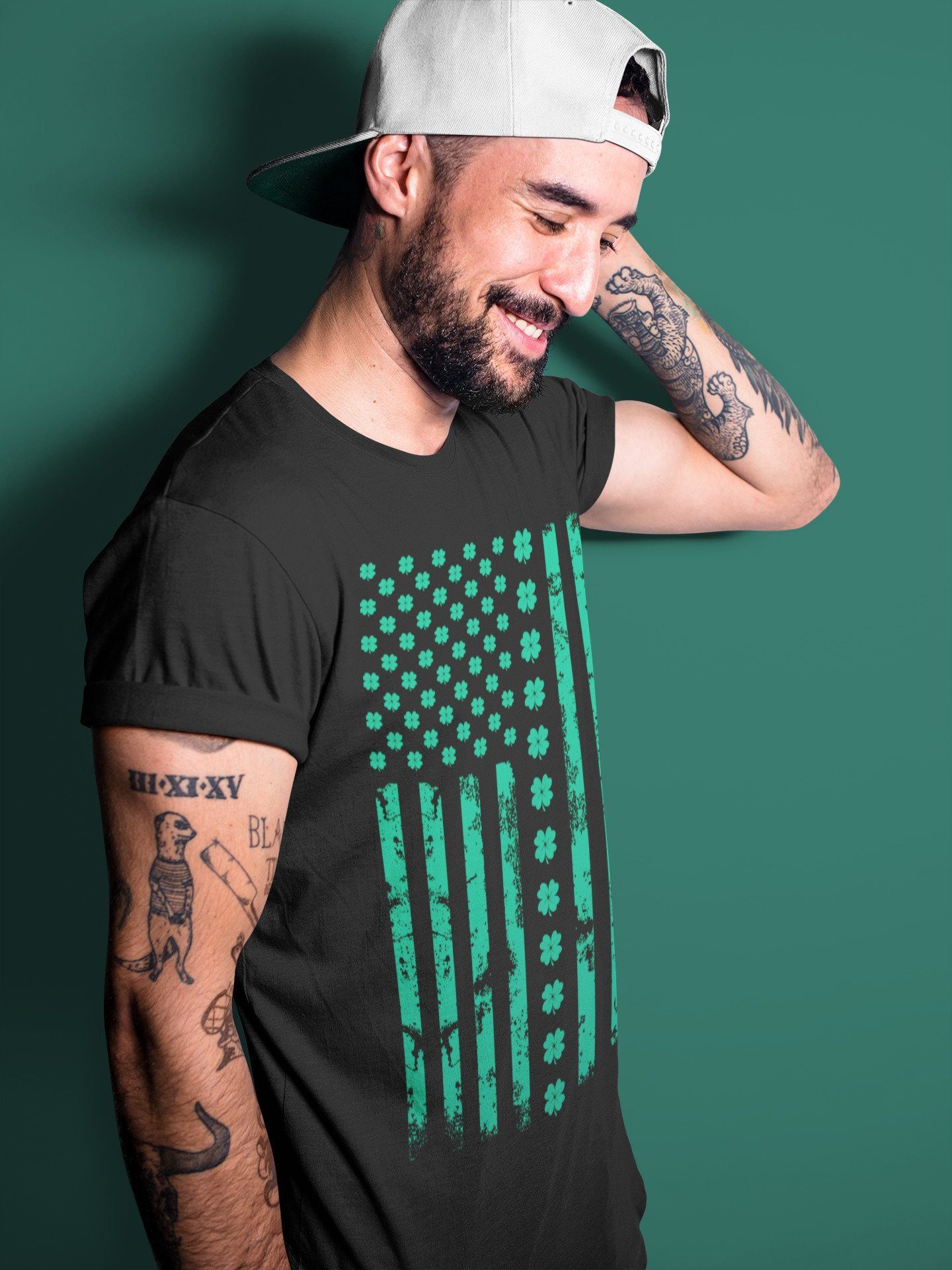 American Flag Unisex Tops - Air Jordan 13 Lucky Green