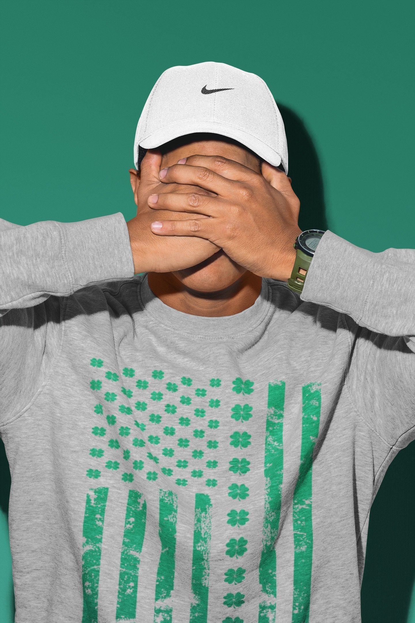 American Flag Unisex Tops - Air Jordan 13 Lucky Green