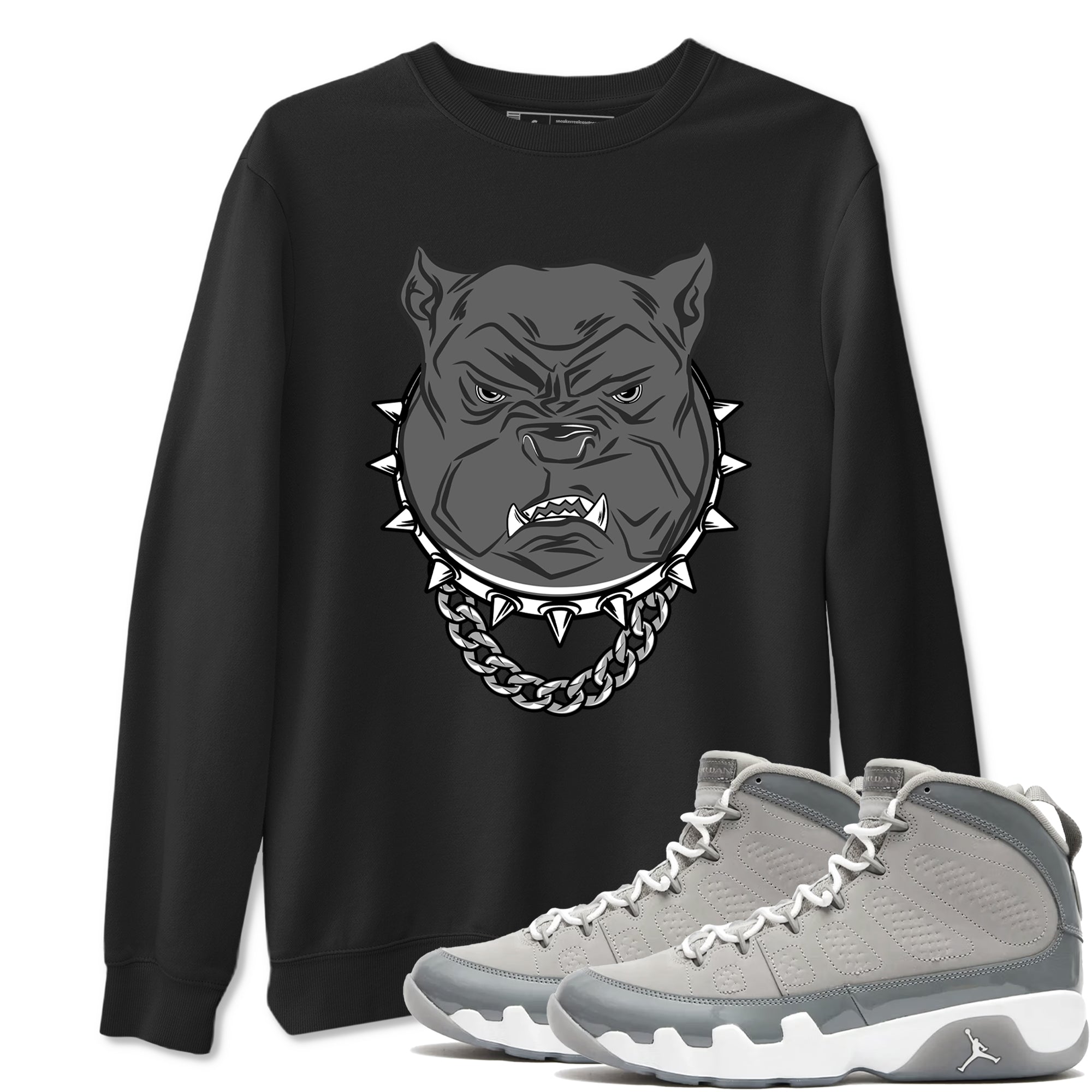 Angry Bulldog snkmatch Tees - Air Jordan 9 Cool Grey