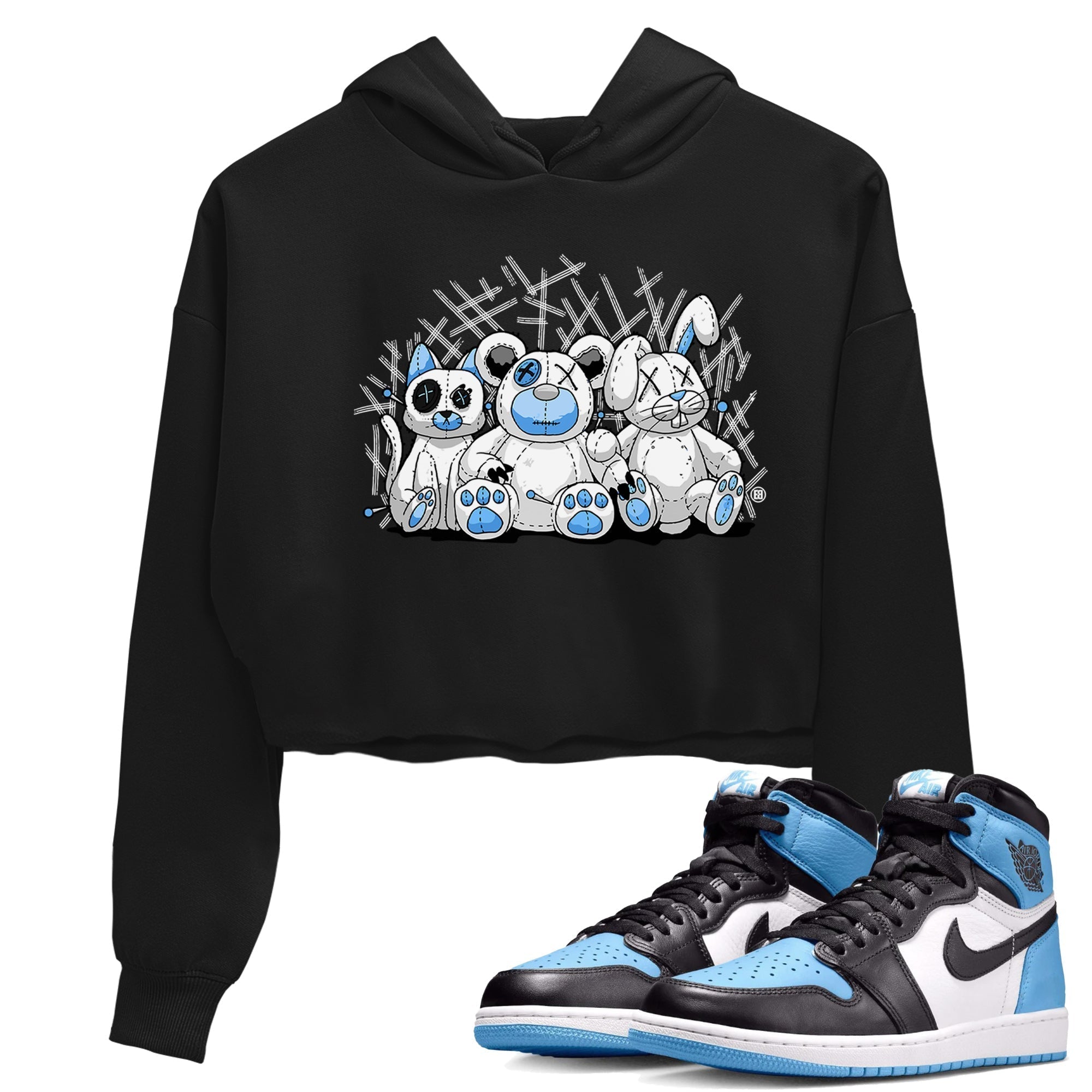 Animal Homies Women's Tops - Air Jordan 1 UNC Toe