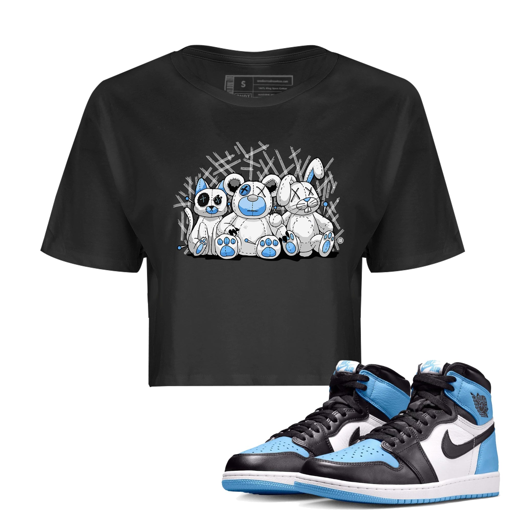 Animal Homies Women's Tops - Air Jordan 1 UNC Toe