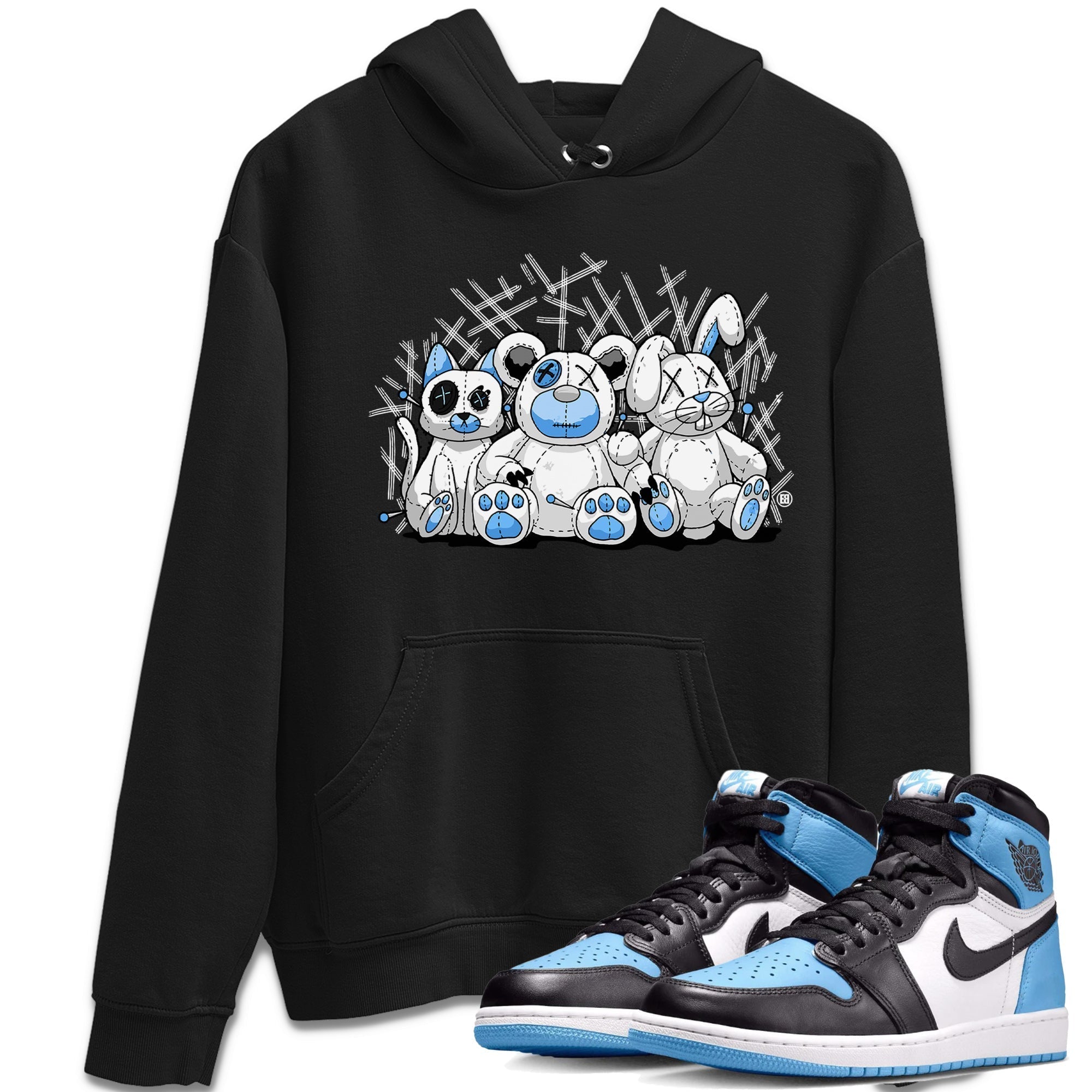Animal Homies Unisex Tops - Air Jordan 1 UNC Toe