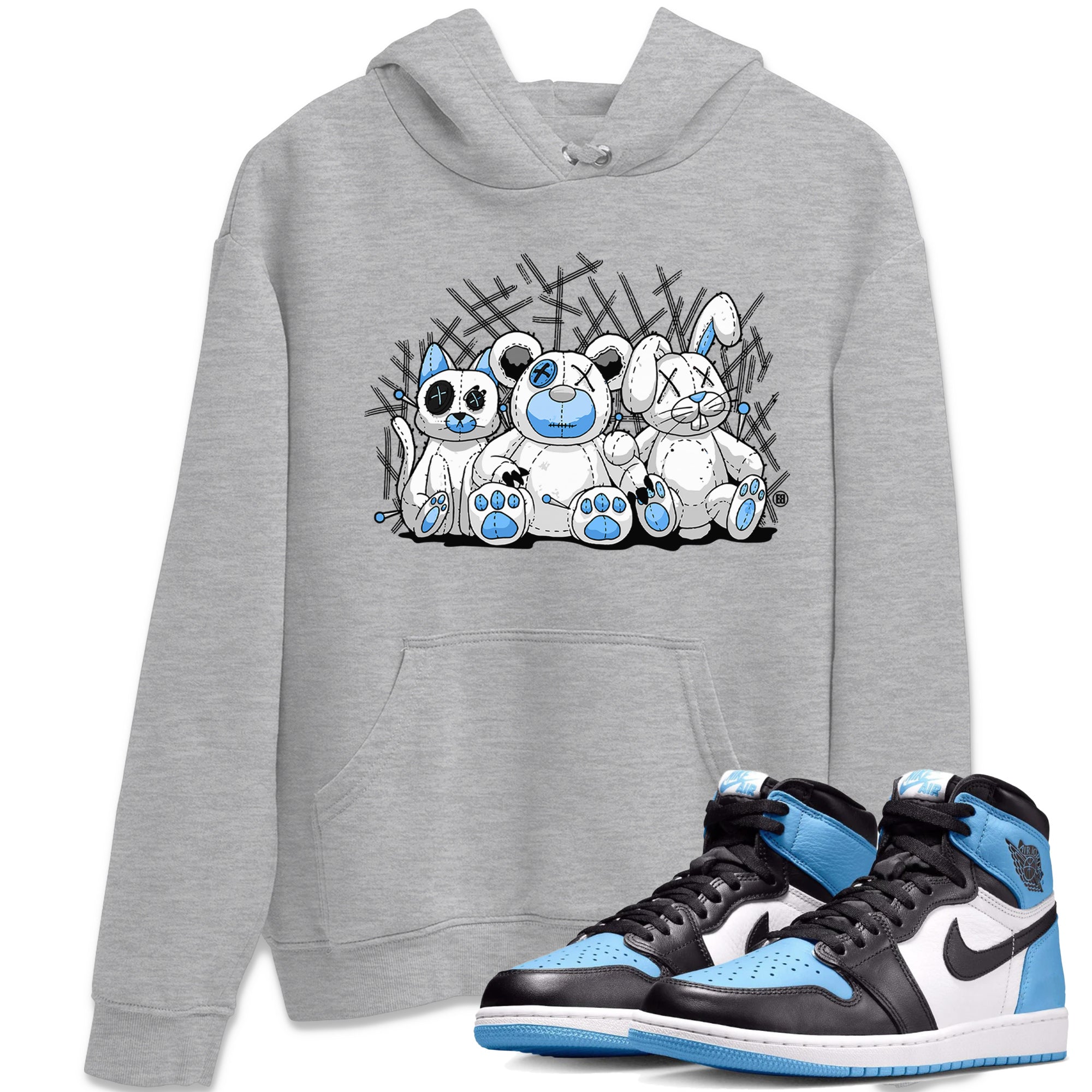 Animal Homies Unisex Tops - Air Jordan 1 UNC Toe
