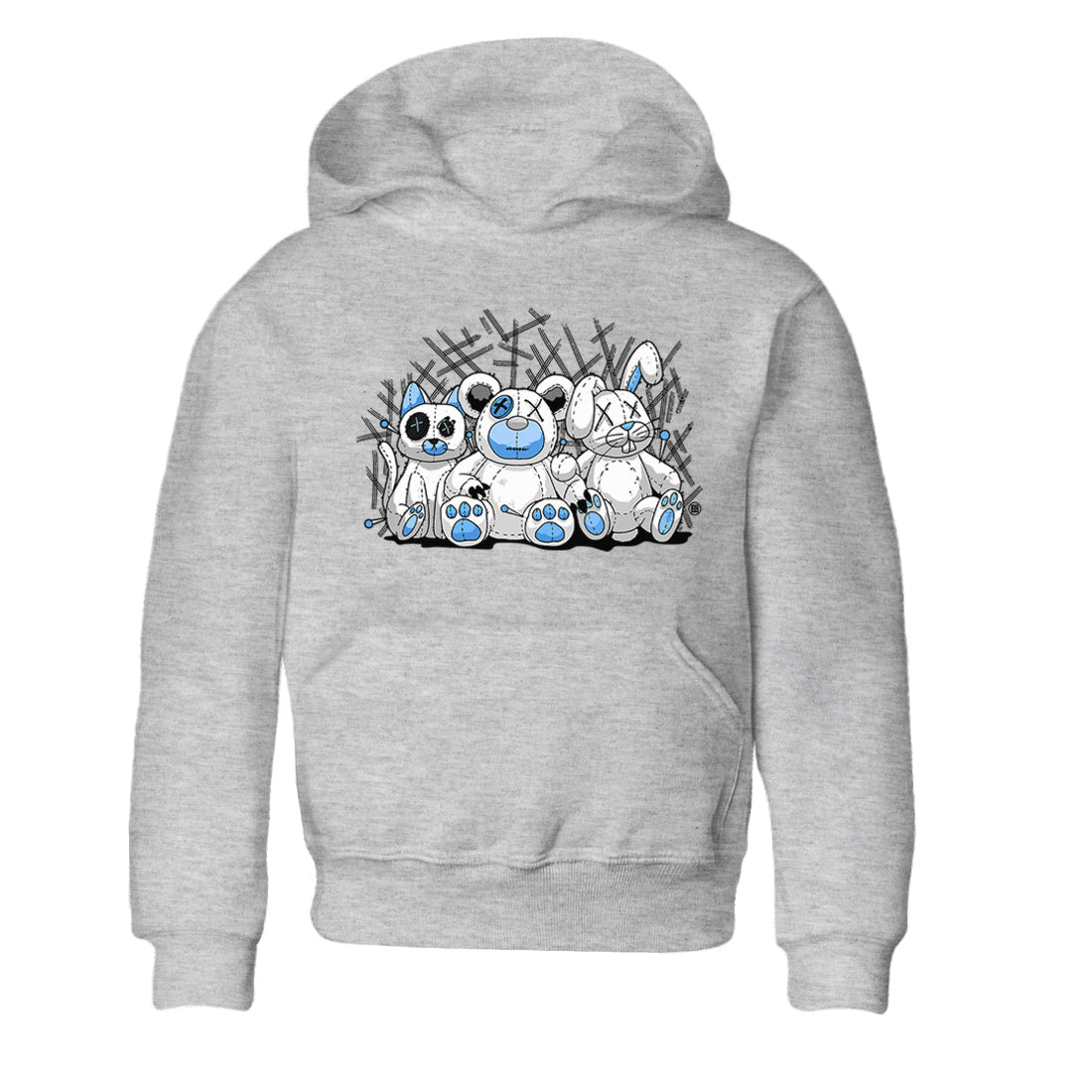 Animal Homies Kids Tops - Air Jordan 1 UNC Toe