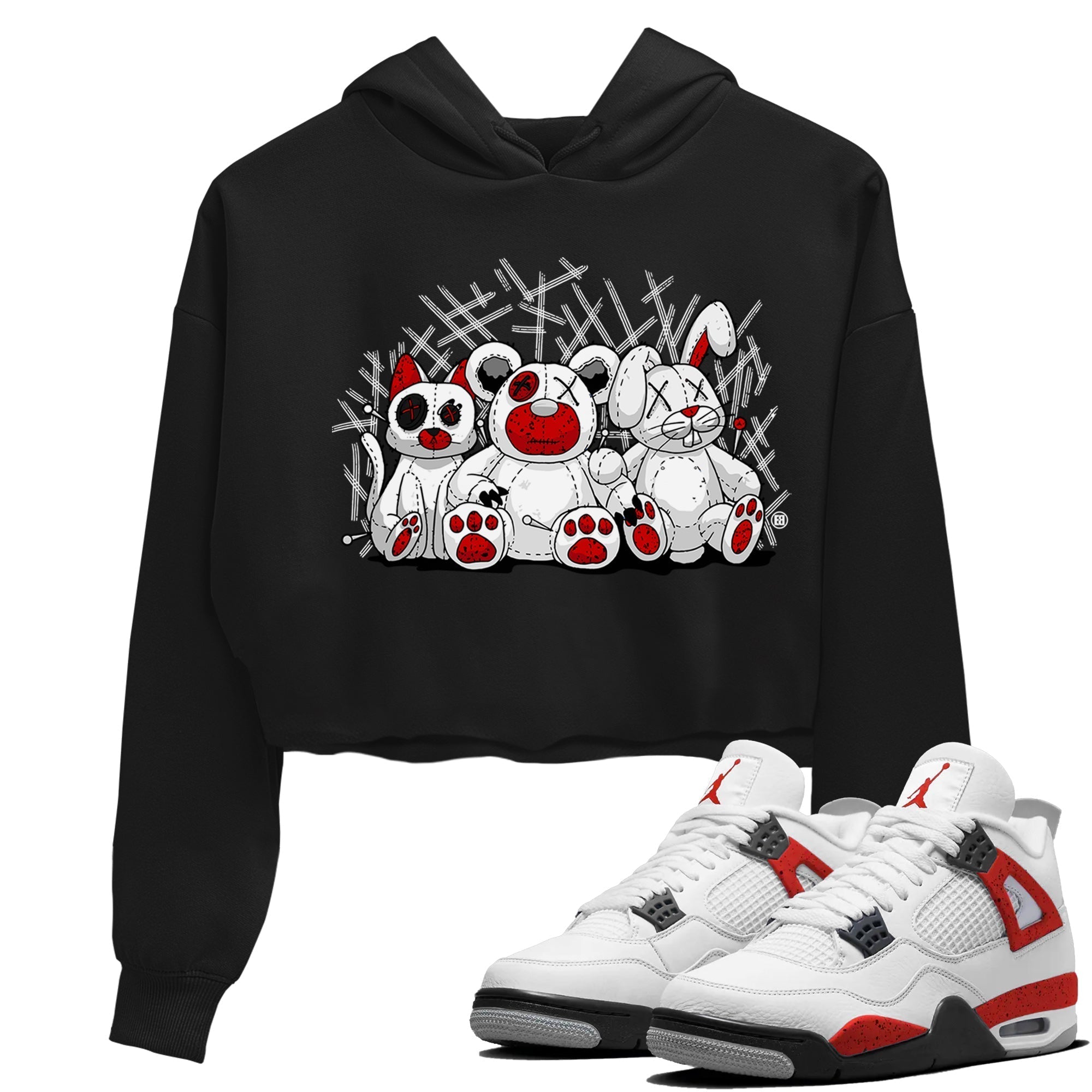 Animal Homies Women's Tops - Air Jordan 4 Red Cement
