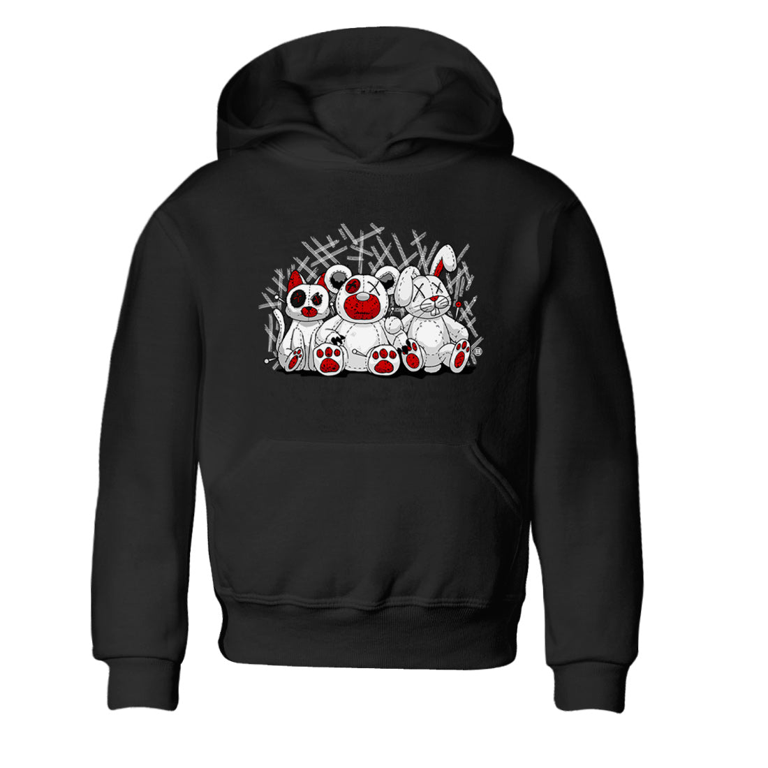 Animal Homies Kids Tops - Air Jordan 4 Red Cement