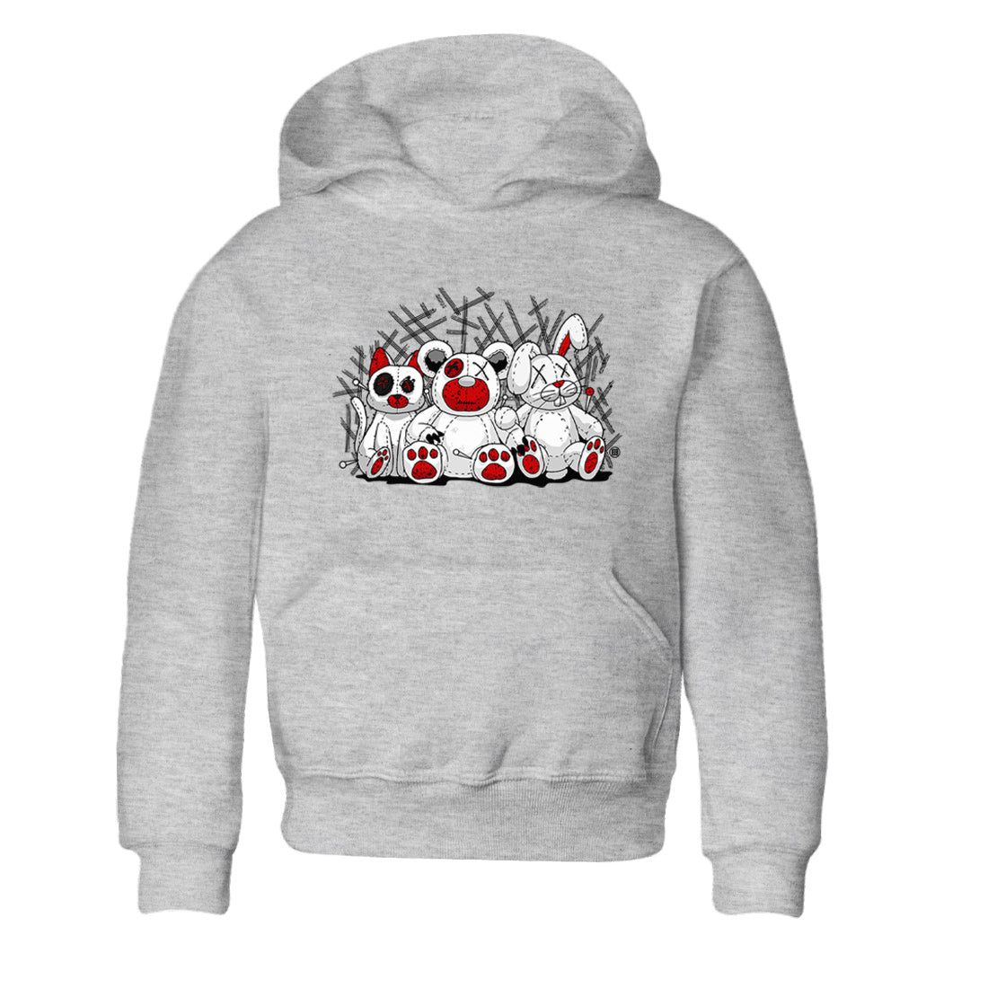 Animal Homies Kids Tops - Air Jordan 4 Red Cement