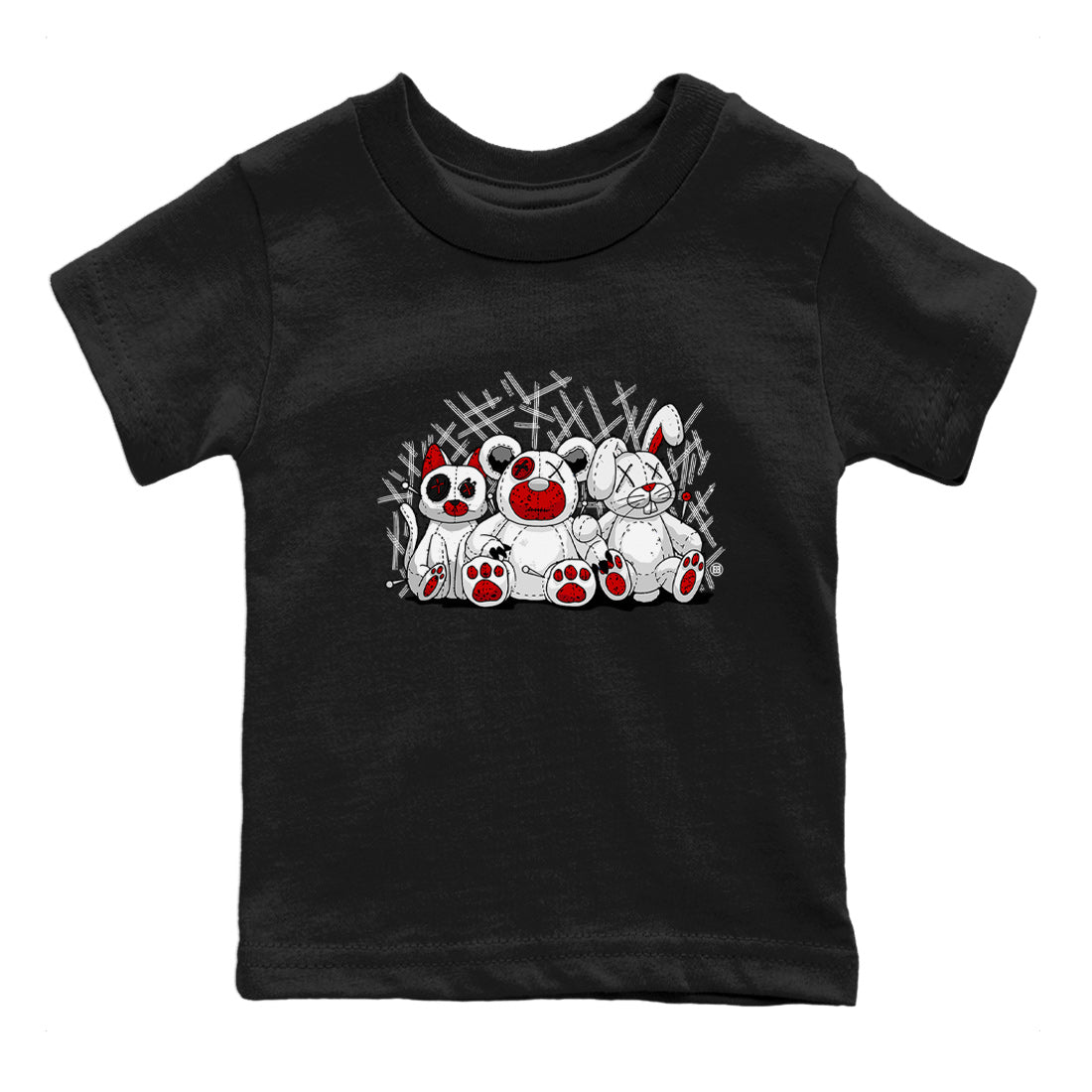 Animal Homies Kids Tops - Air Jordan 4 Red Cement