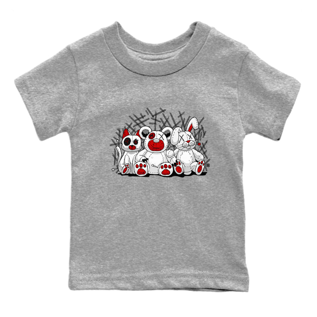 Animal Homies Kids Tops - Air Jordan 4 Red Cement