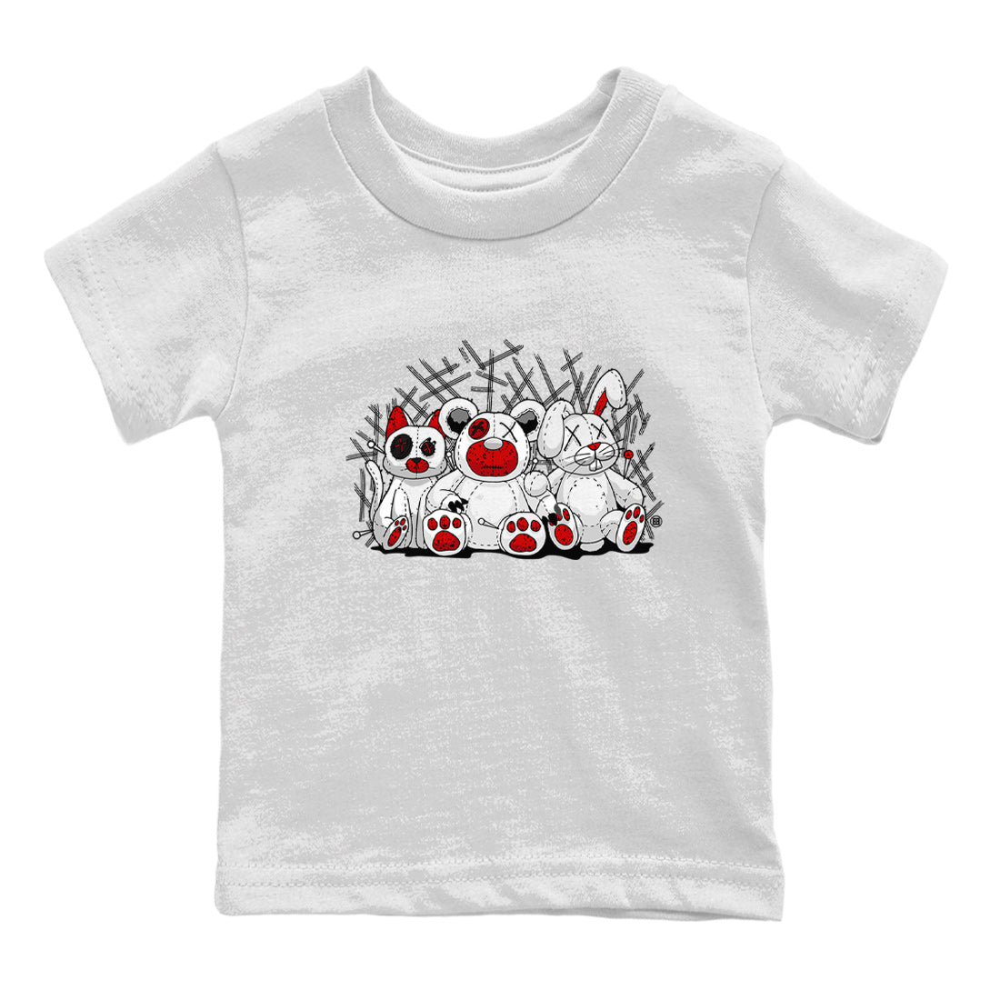 Animal Homies Kids Tops - Air Jordan 4 Red Cement