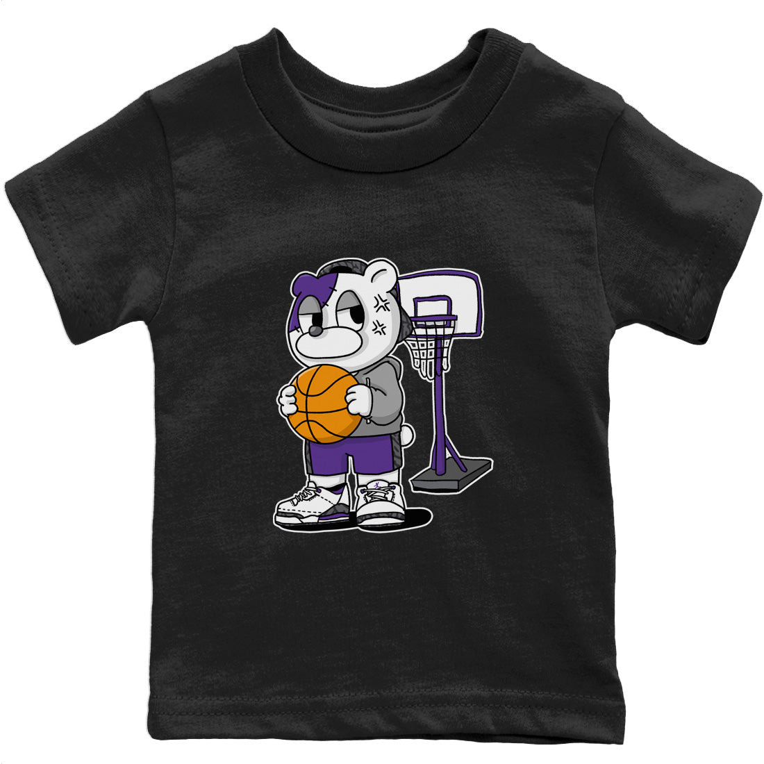 Annoyed Bear Kids Tops - Air Jordan 3 Dark Iris