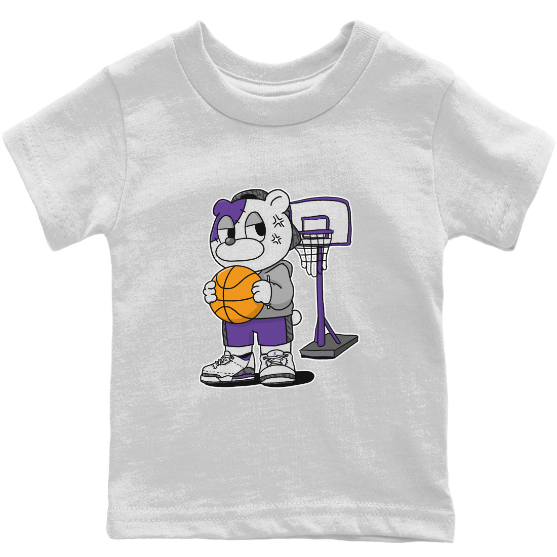 Annoyed Bear Kids Tops - Air Jordan 3 Dark Iris