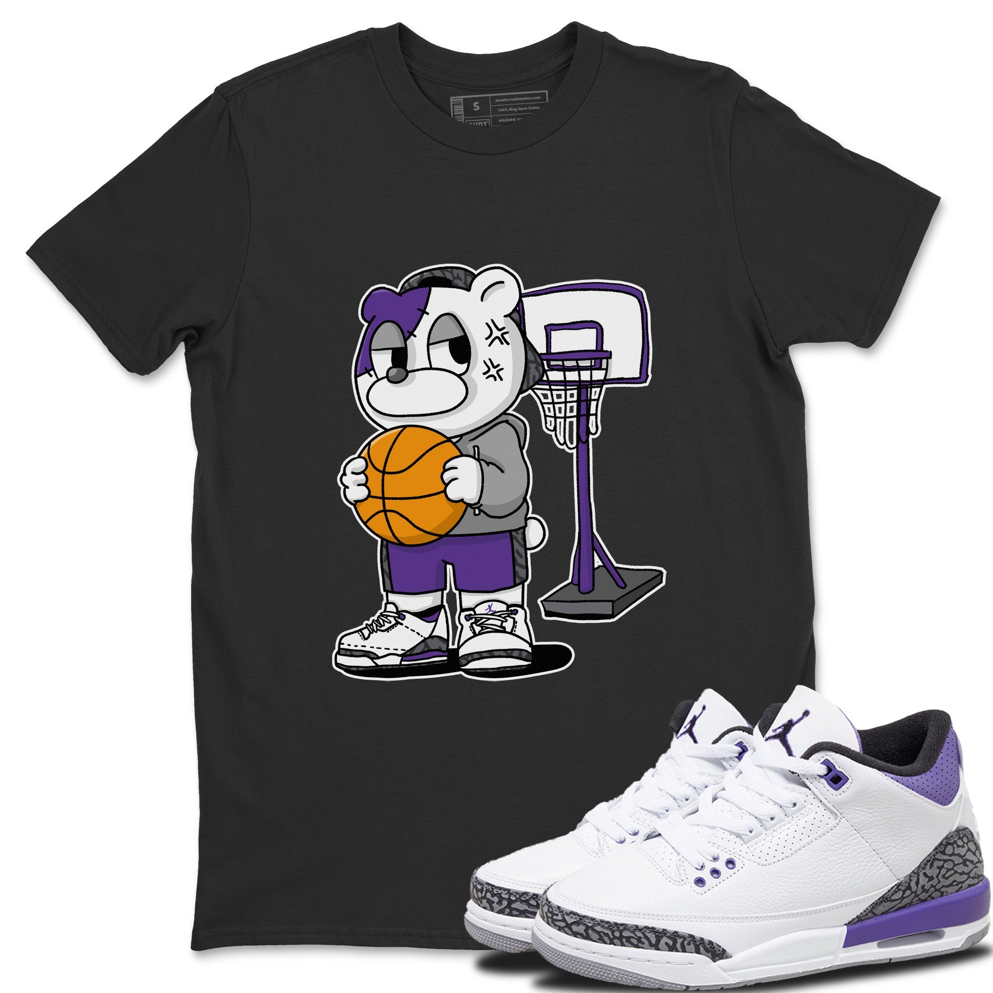 Annoyed Bear Unisex Tops - Air Jordan 3 Dark Iris
