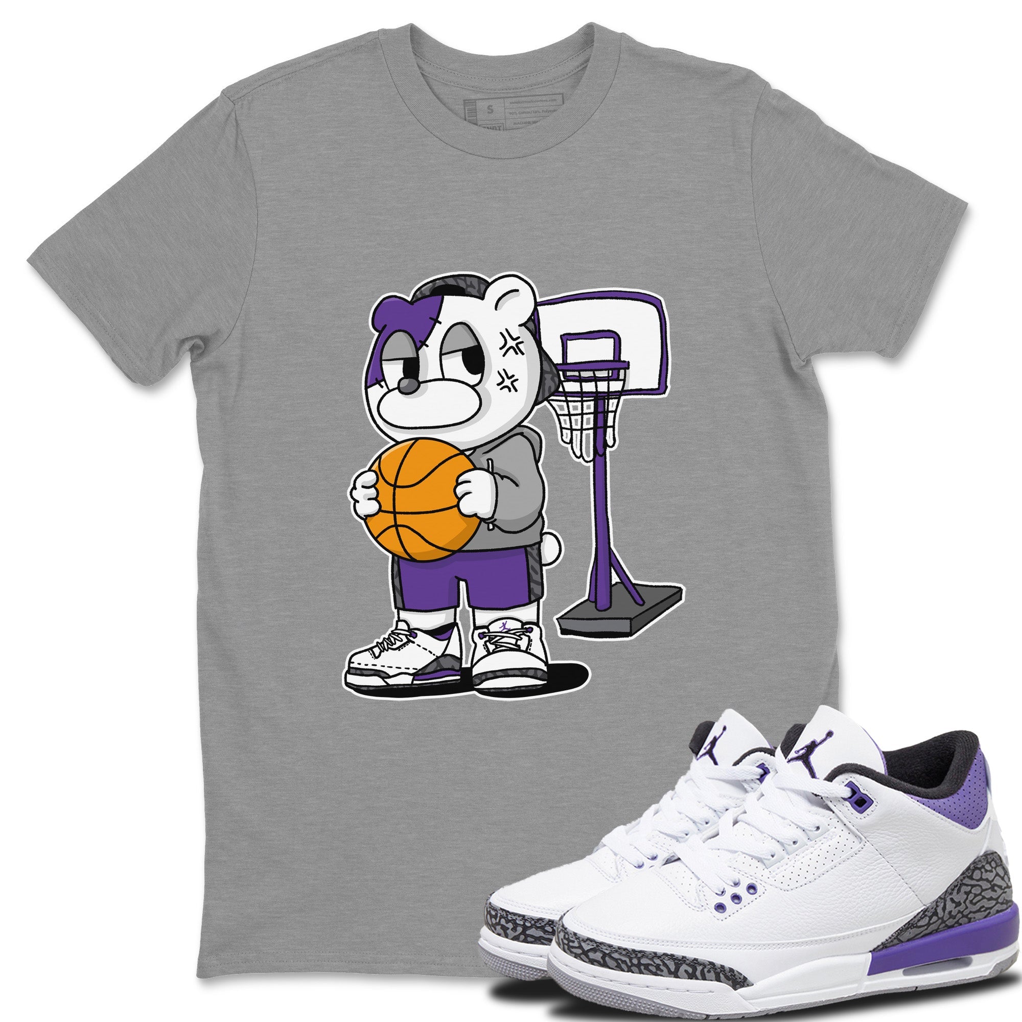 Annoyed Bear Unisex Tops - Air Jordan 3 Dark Iris