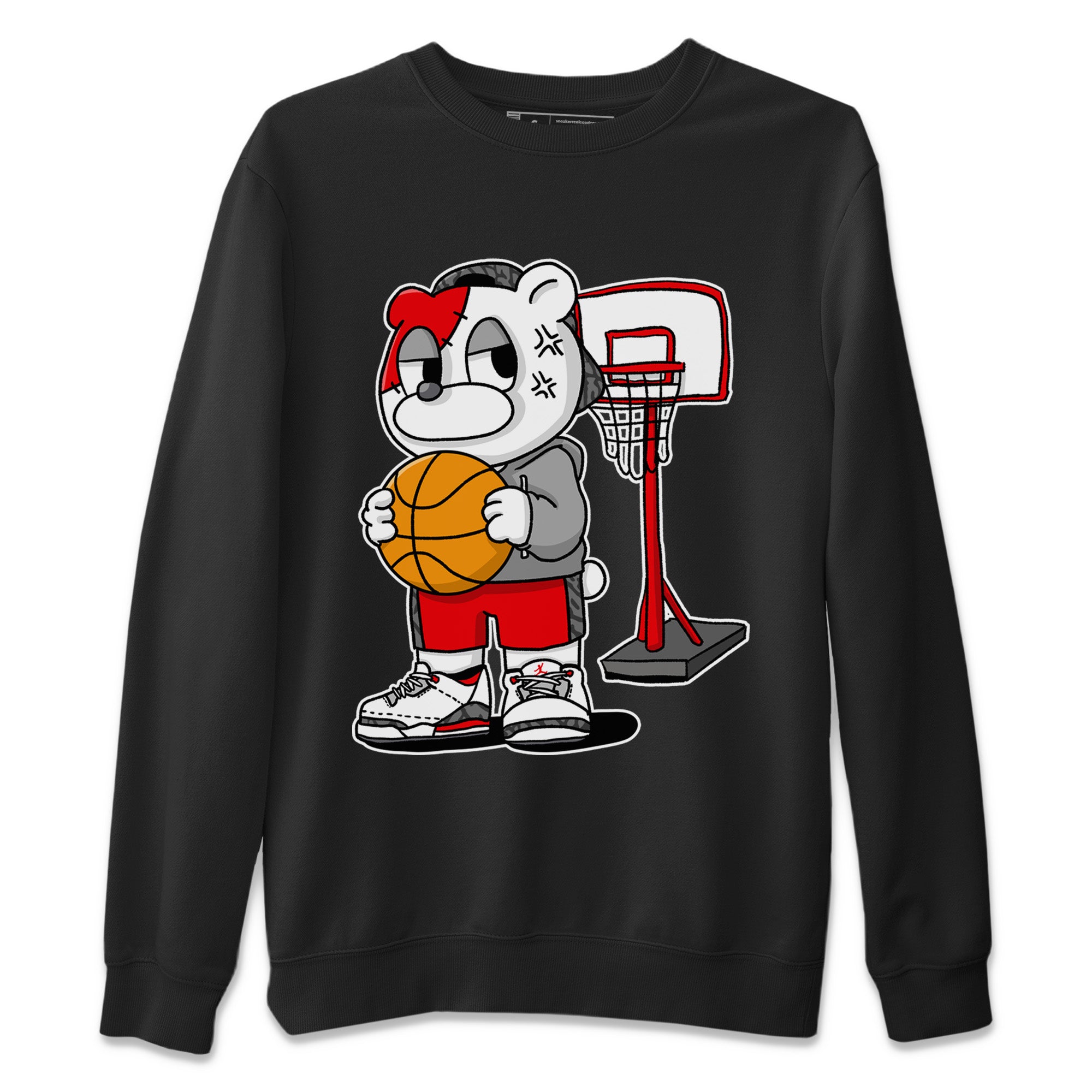 Annoyed Bear Unisex Tops - Air Jordan 3 Fire Red