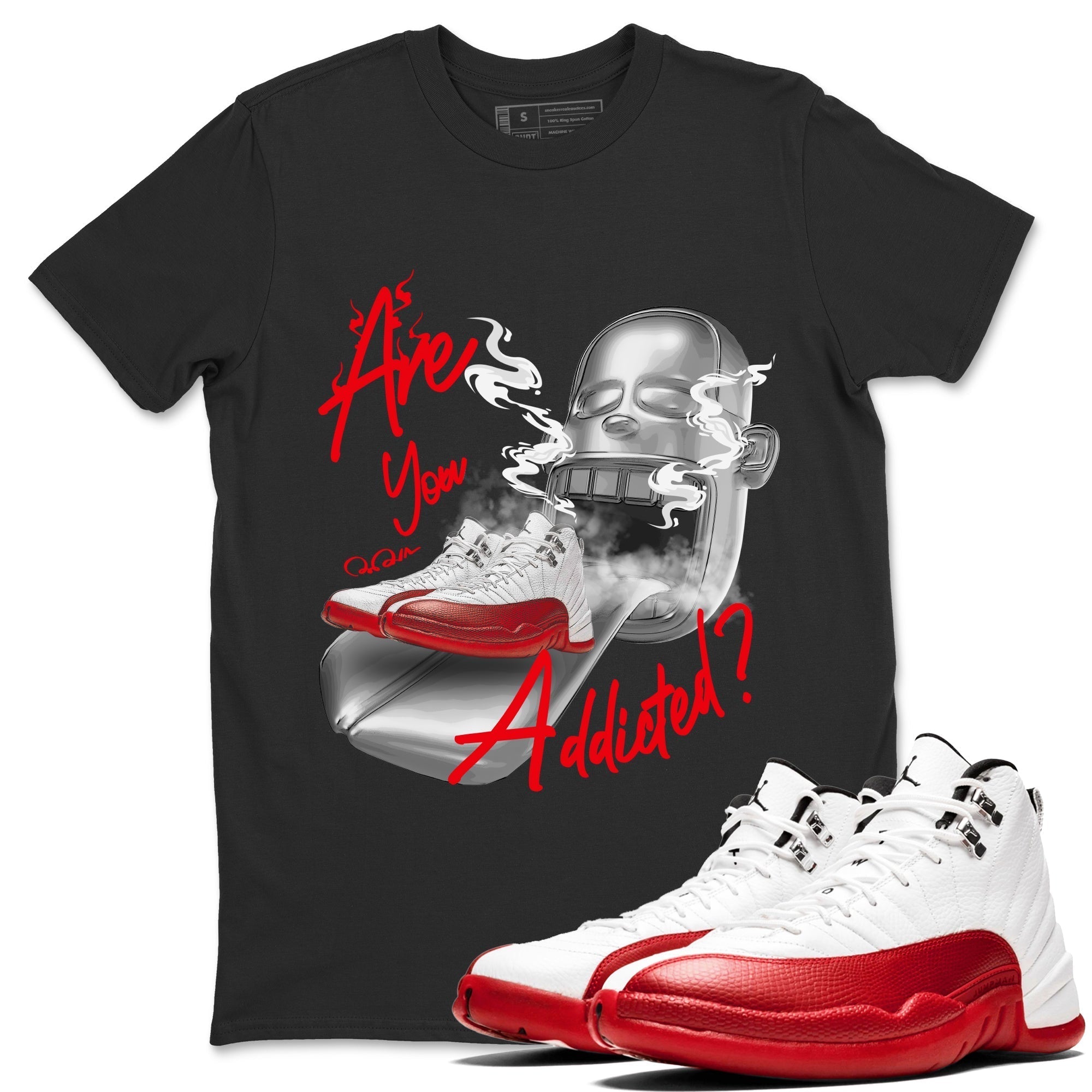 Are You Addicted Unisex Tops - Air Jordan 12 Cherry