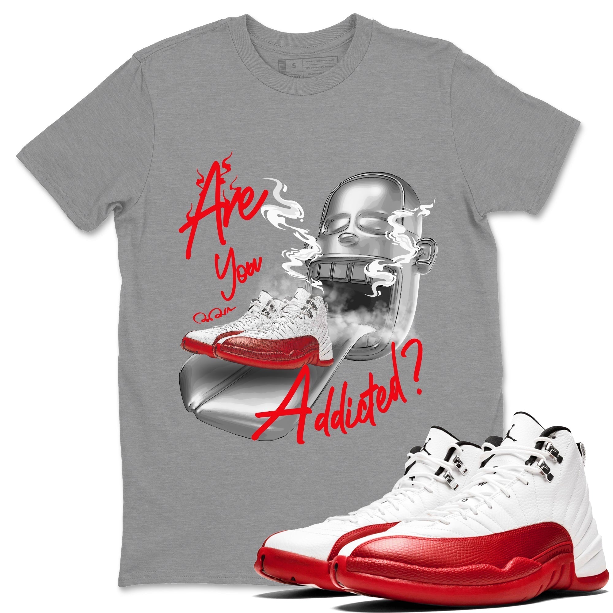 Are You Addicted Unisex Tops - Air Jordan 12 Cherry