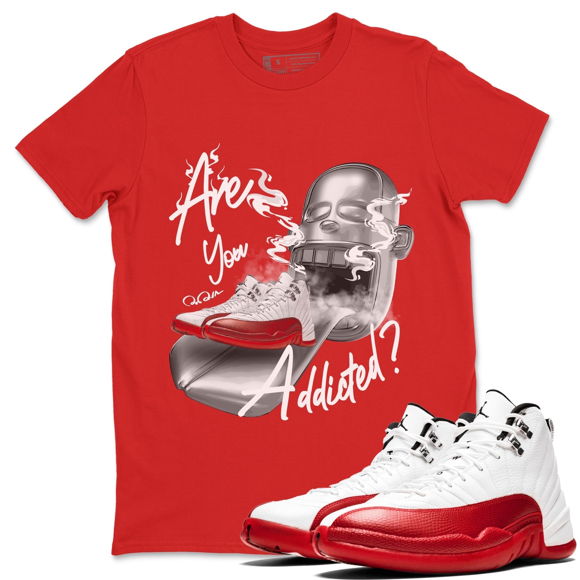 Are You Addicted Unisex Tops - Air Jordan 12 Cherry