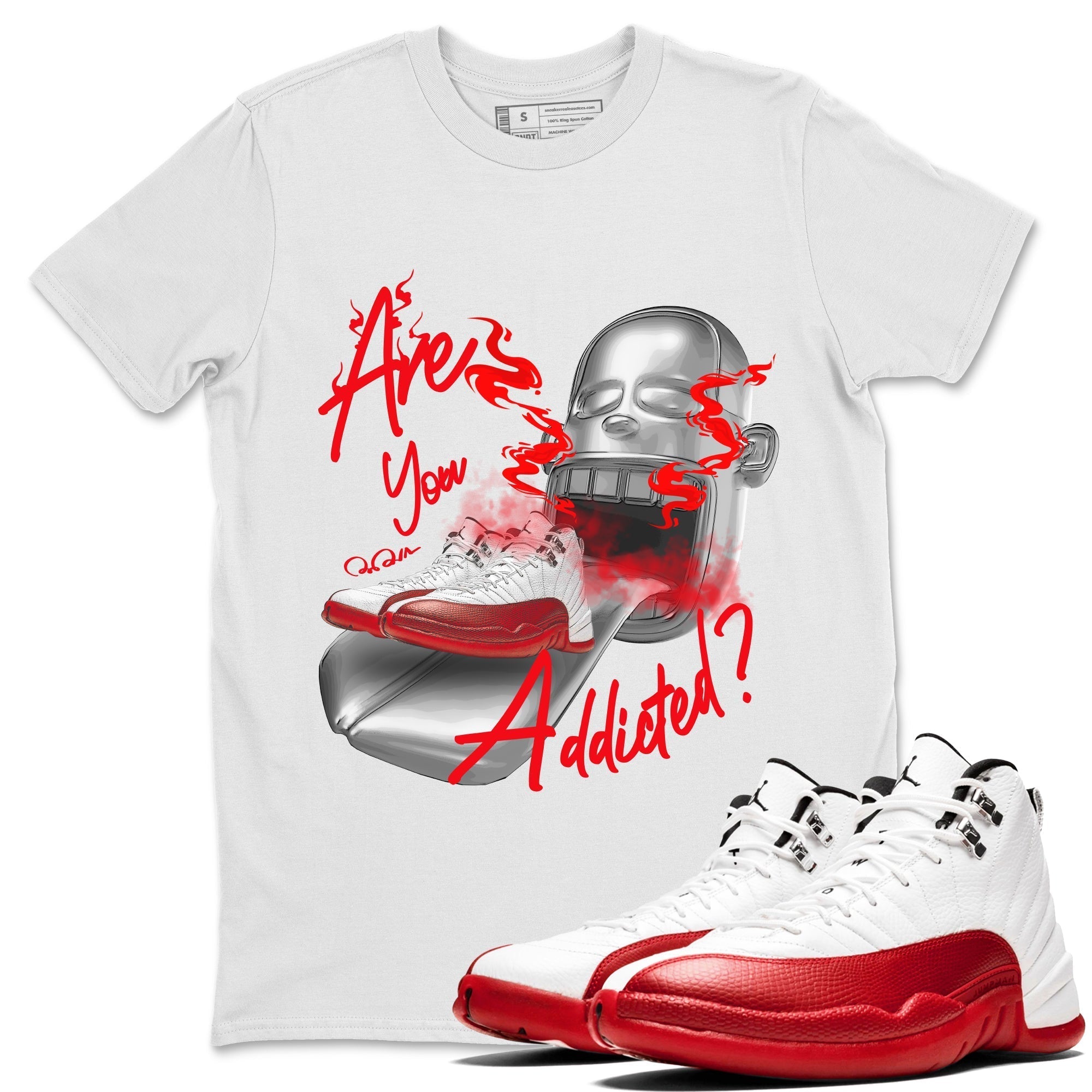 Are You Addicted Unisex Tops - Air Jordan 12 Cherry