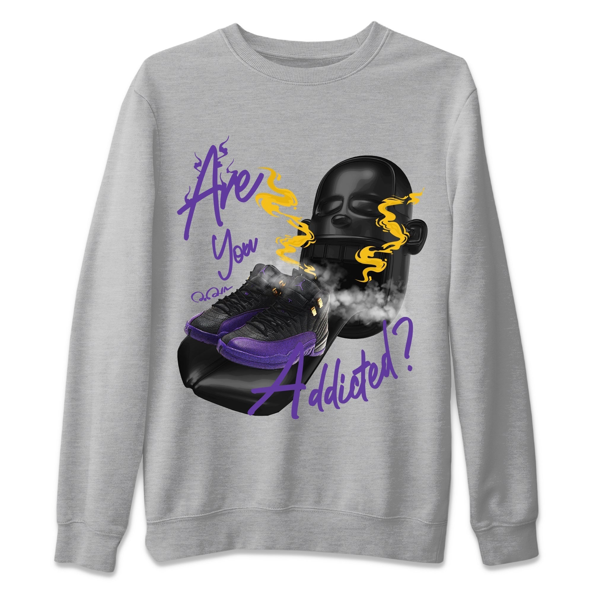 Are You Addicted Unisex Tops - Air Jordan 12 Field Purple