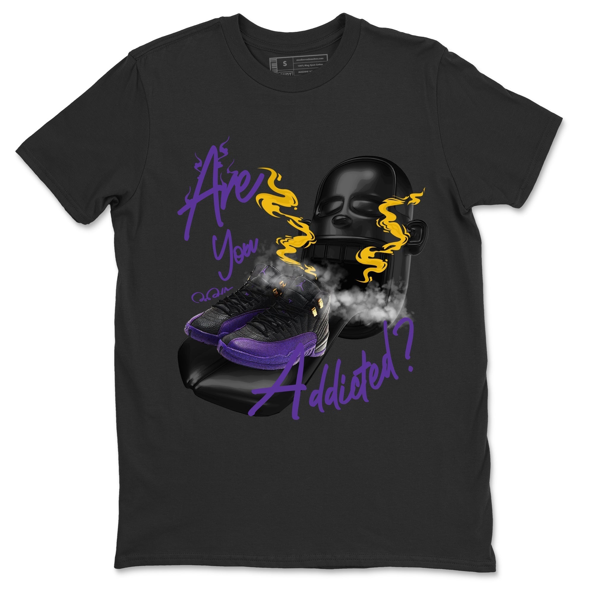Are You Addicted Unisex Tops - Air Jordan 12 Field Purple