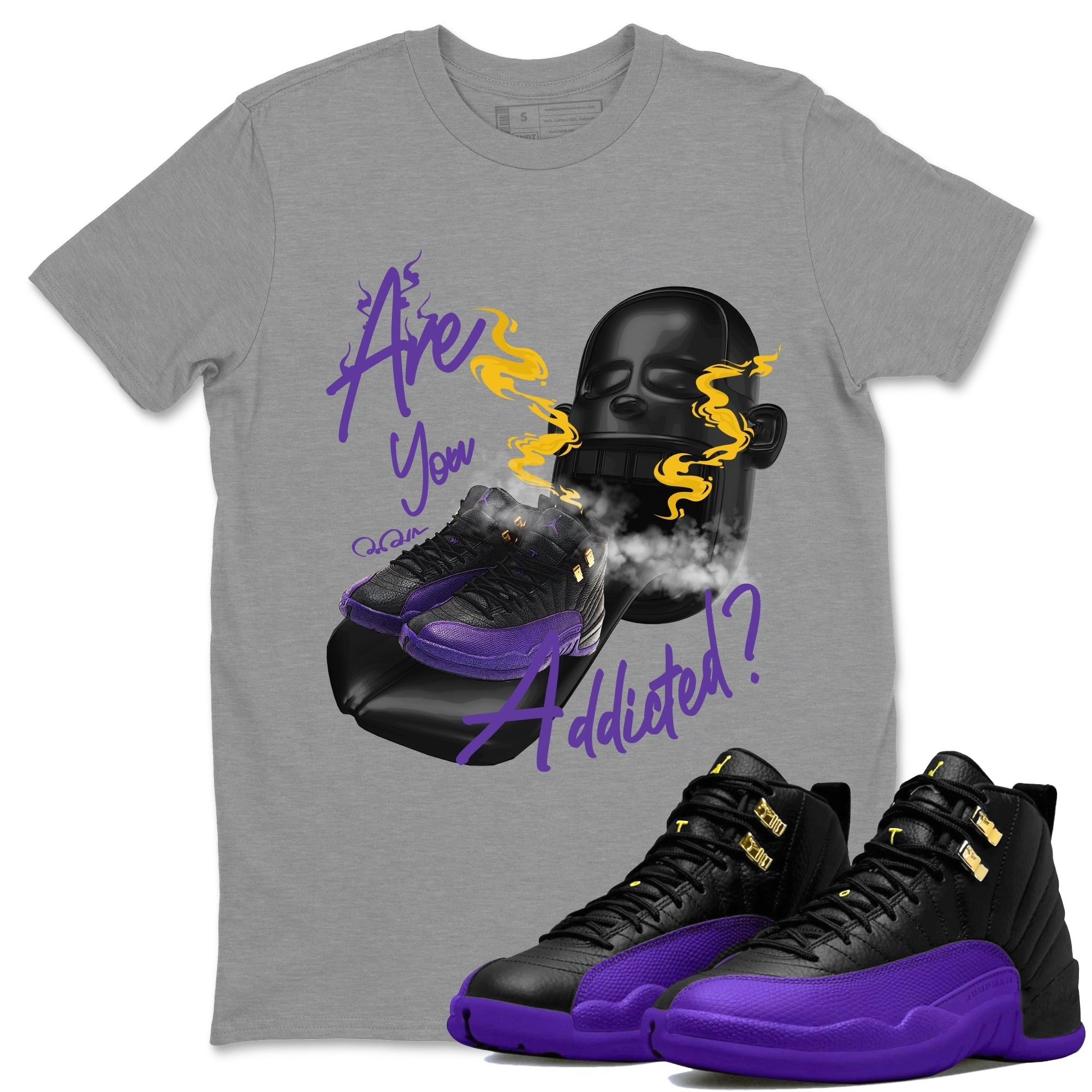 Are You Addicted Unisex Tops - Air Jordan 12 Field Purple