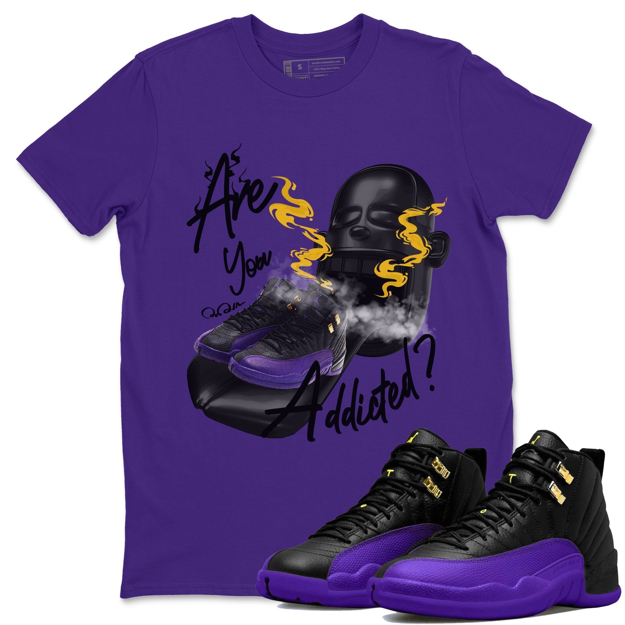Are You Addicted Unisex Tops - Air Jordan 12 Field Purple