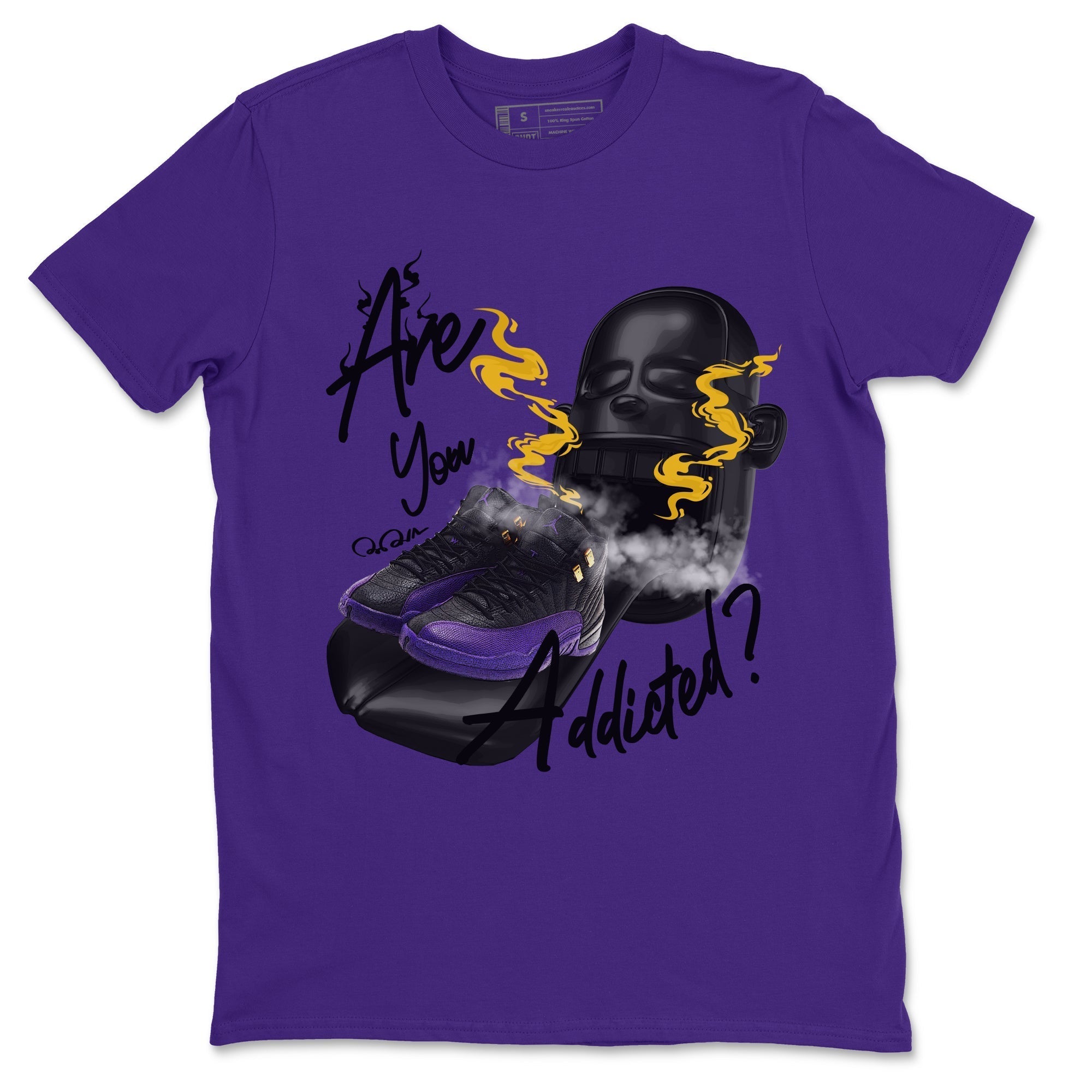 Are You Addicted Unisex Tops - Air Jordan 12 Field Purple