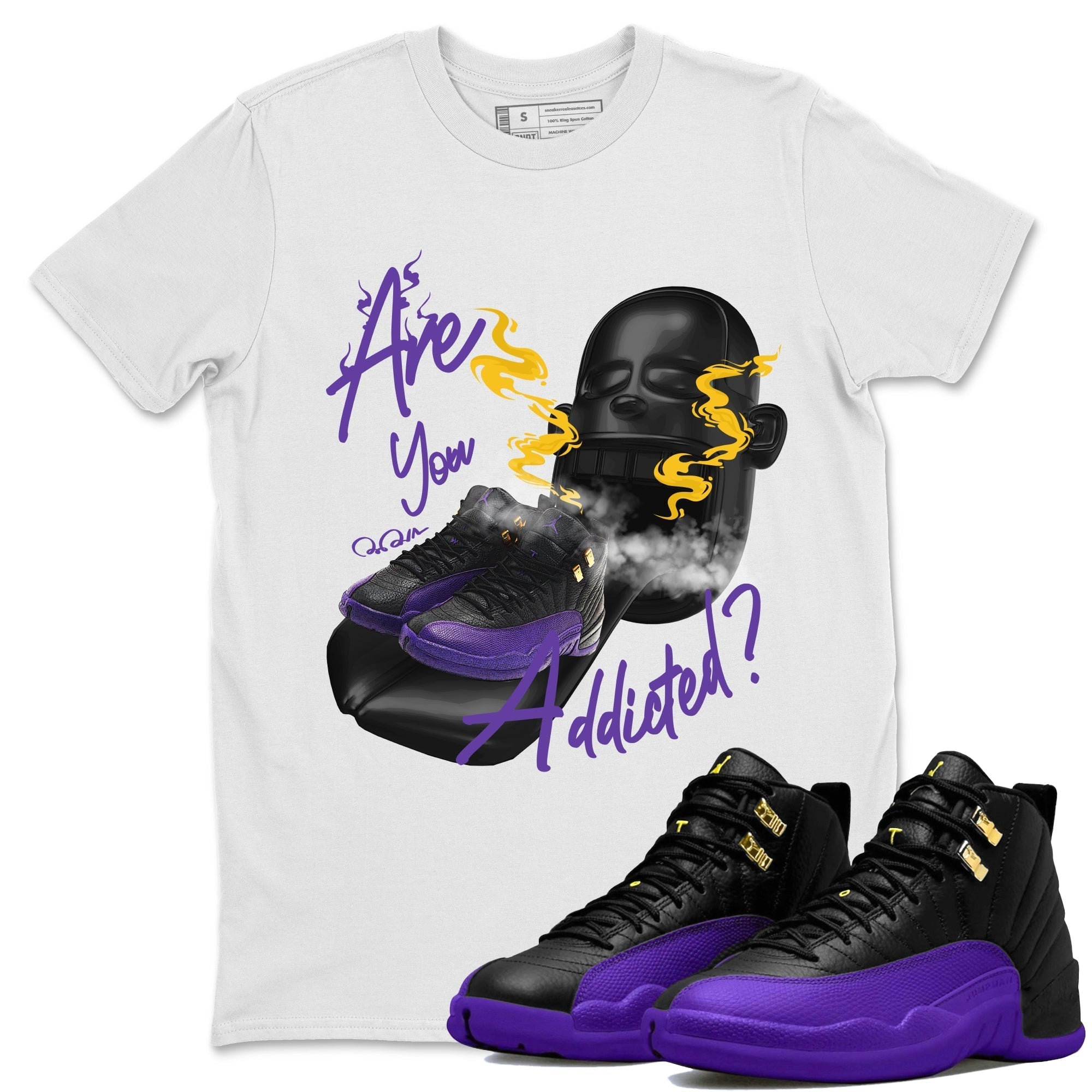 Are You Addicted Unisex Tops - Air Jordan 12 Field Purple
