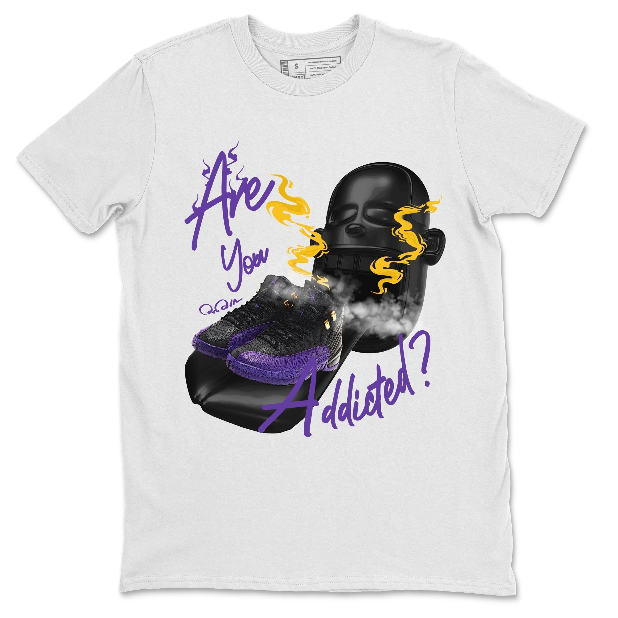 Are You Addicted Unisex Tops - Air Jordan 12 Field Purple