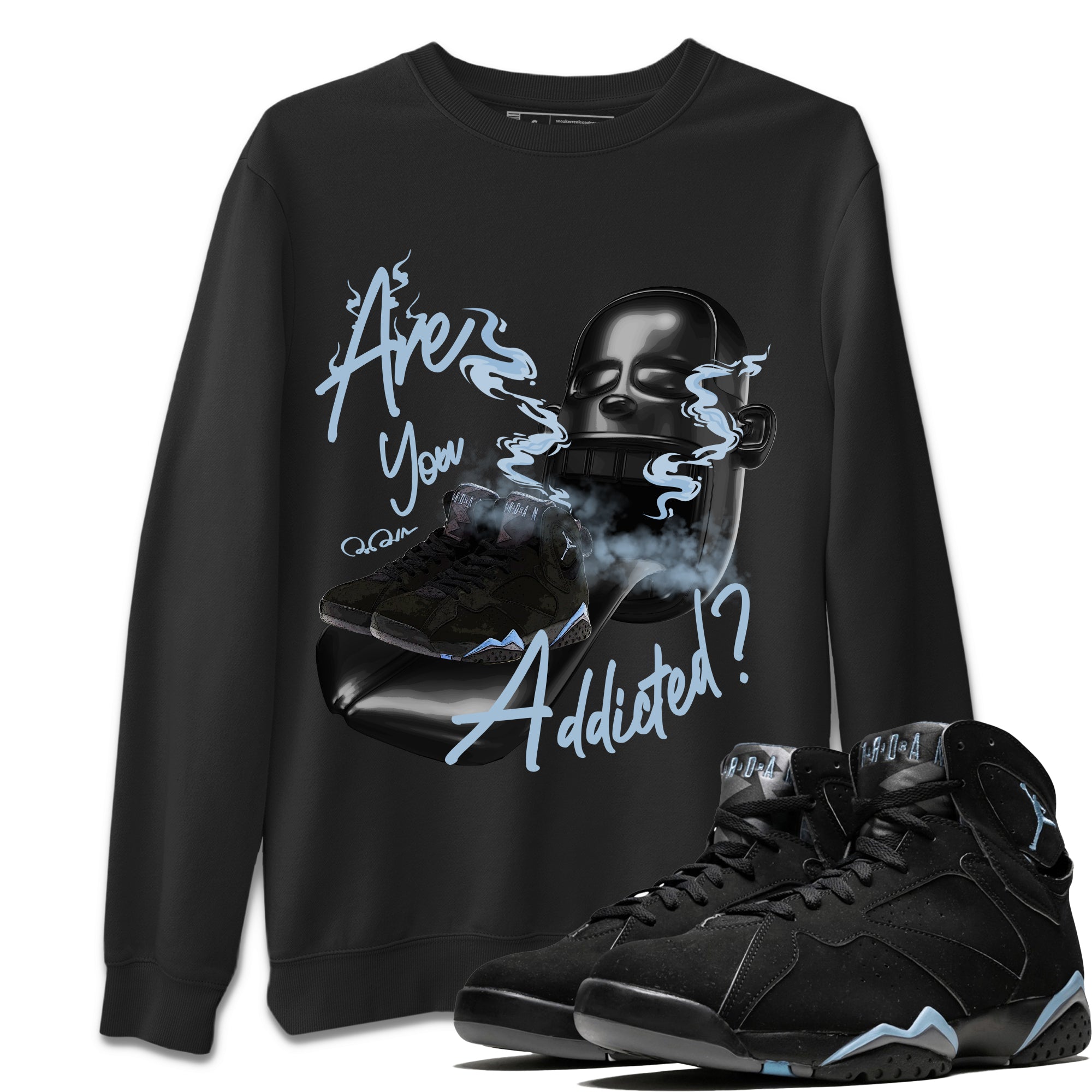 Are You Addicted Unisex Tops - Air Jordan 7 Chambray