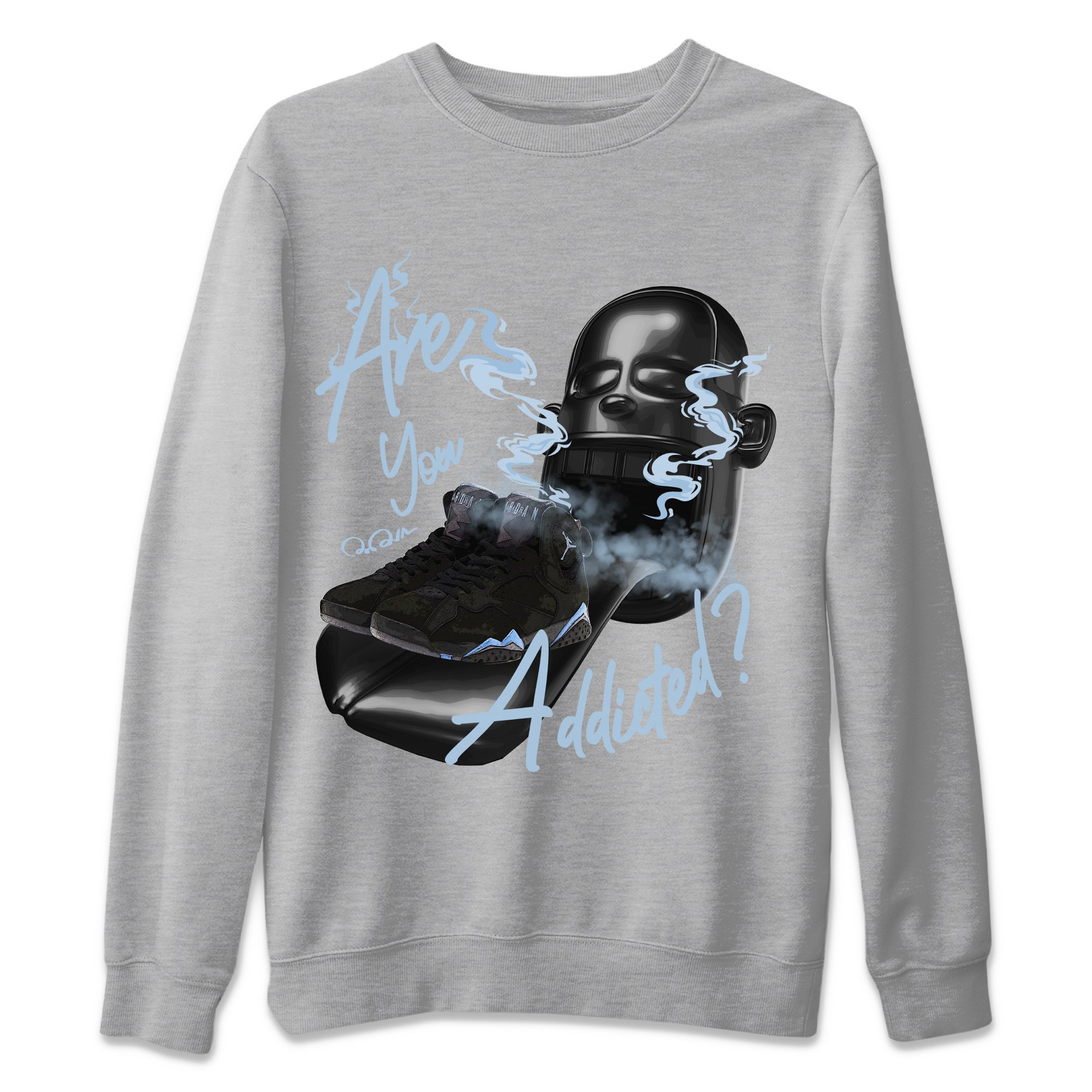 Are You Addicted Unisex Tops - Air Jordan 7 Chambray