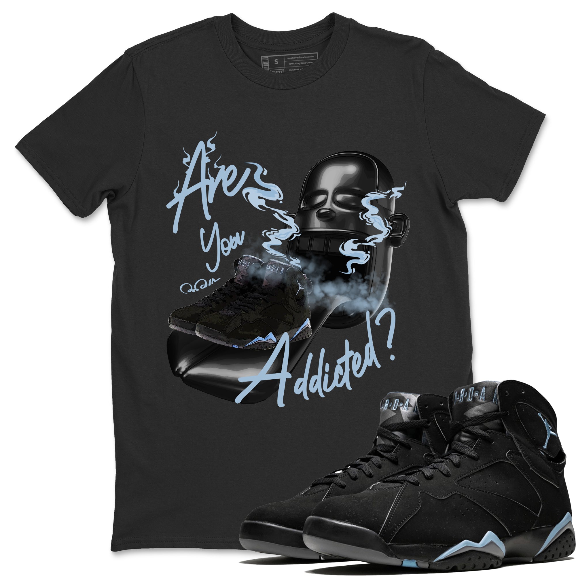 Are You Addicted Unisex Tops - Air Jordan 7 Chambray