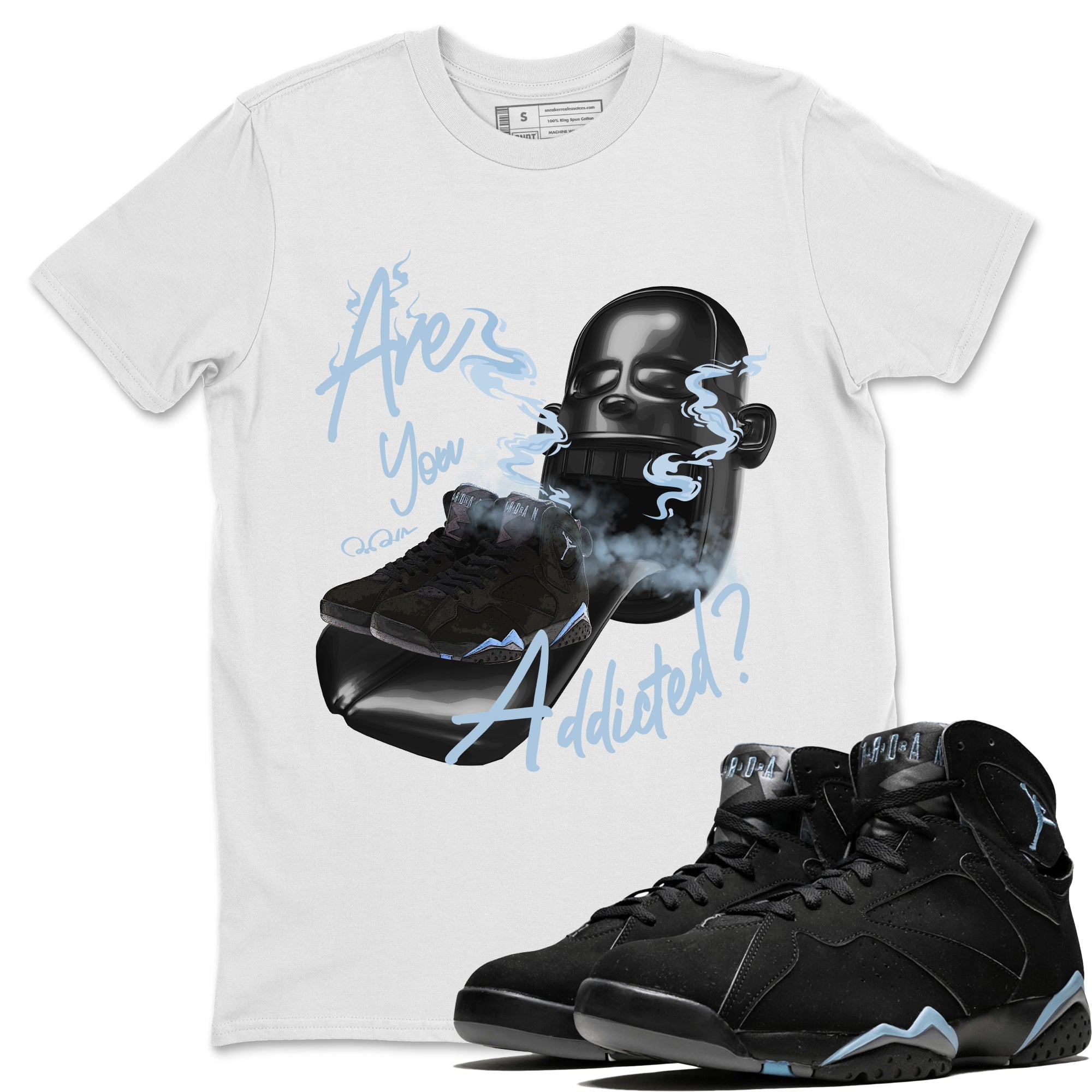 Are You Addicted Unisex Tops - Air Jordan 7 Chambray