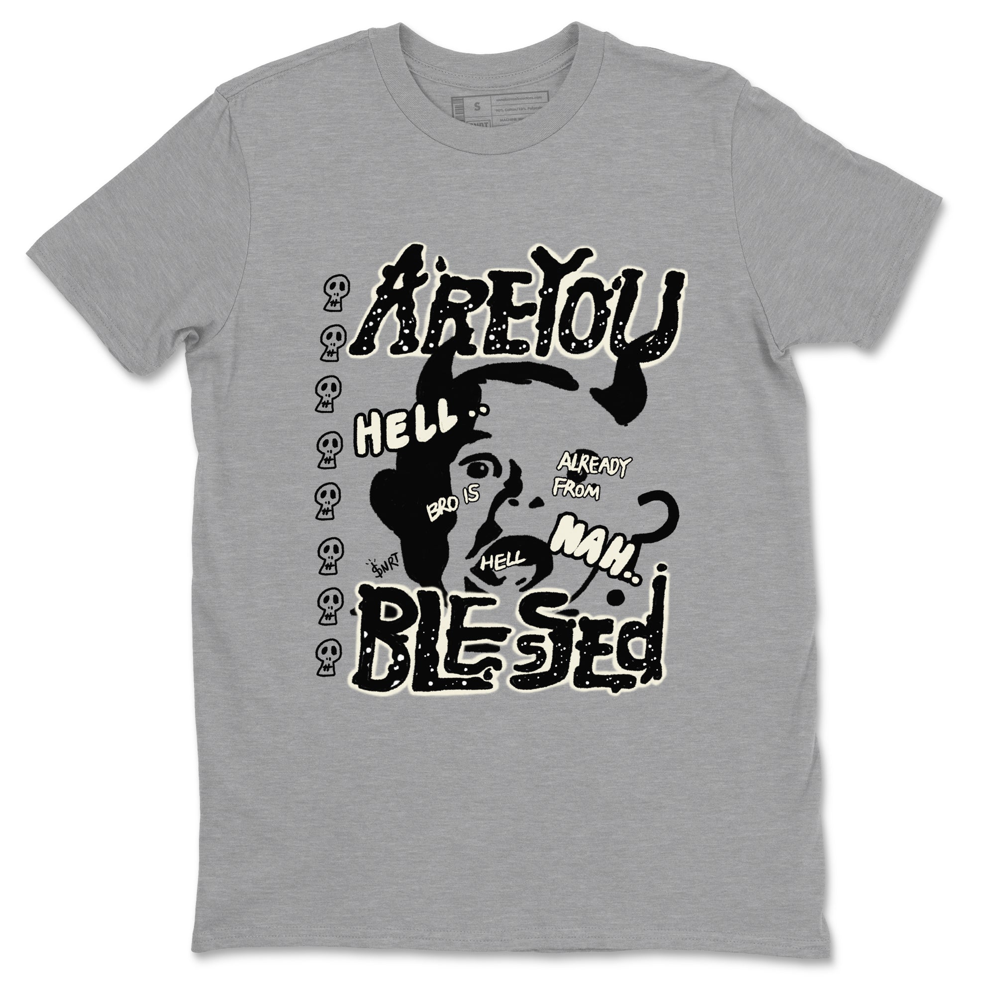 Are You Blessed snkmatch Tees - Air Jordan 5 Sail