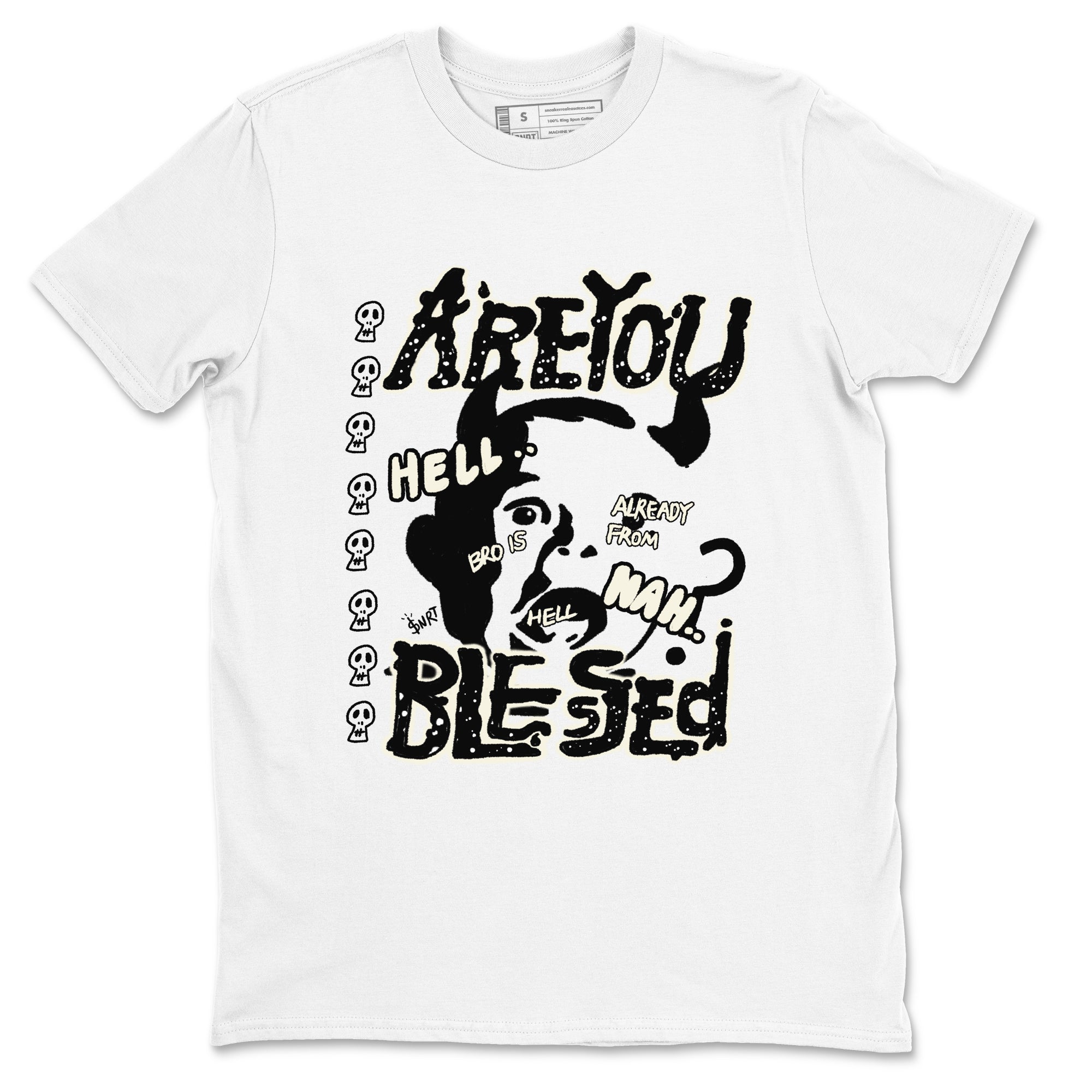 Are You Blessed snkmatch Tees - Air Jordan 5 Sail