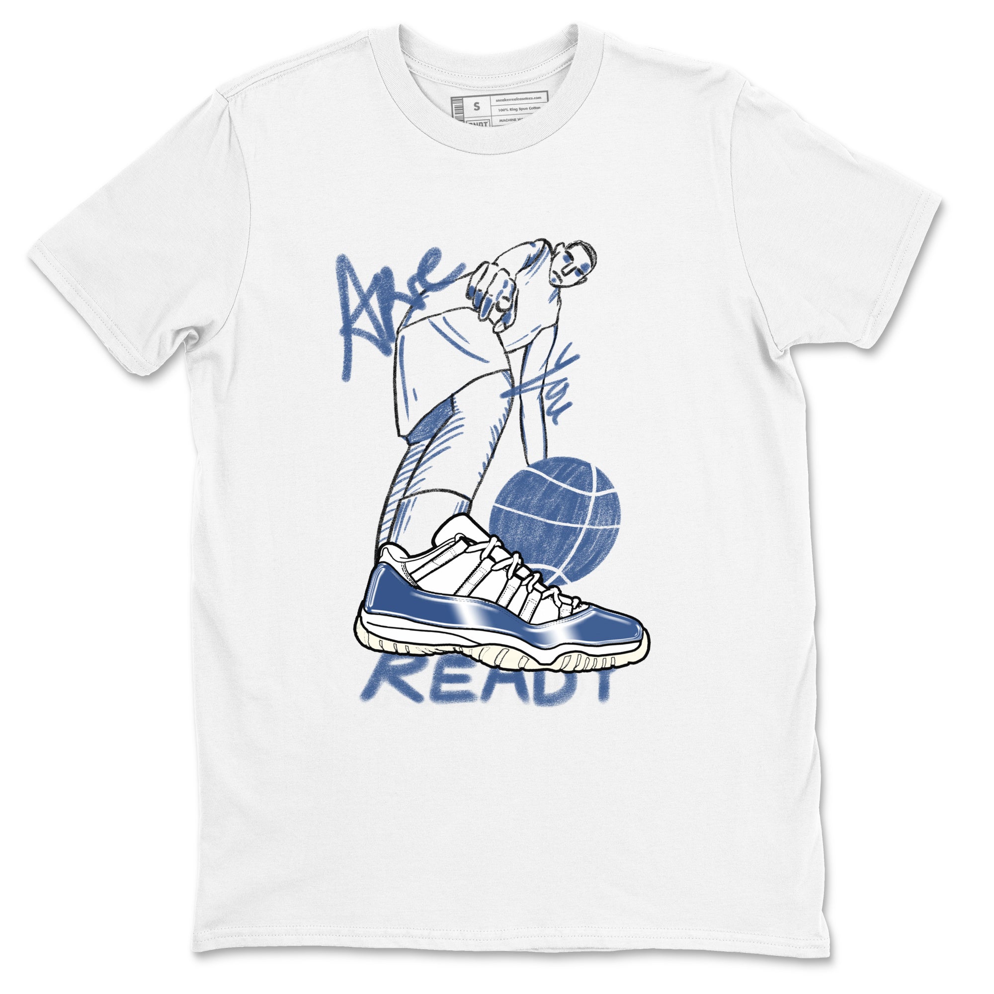 Are You Ready snkmatch Tees - Air Jordan 11 Diffused Blue