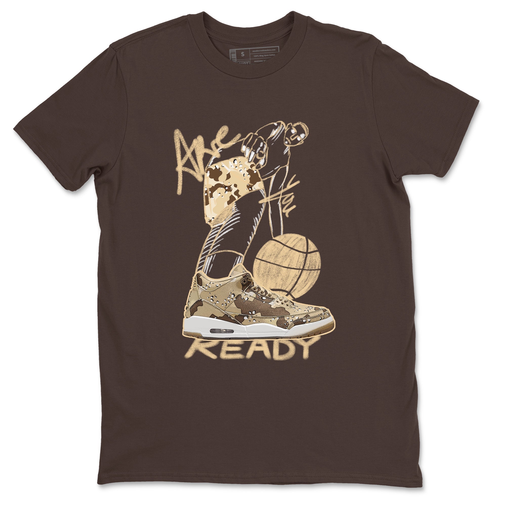 Are You Ready snkmatch Tees - Air Jordan 3 Desert Camo