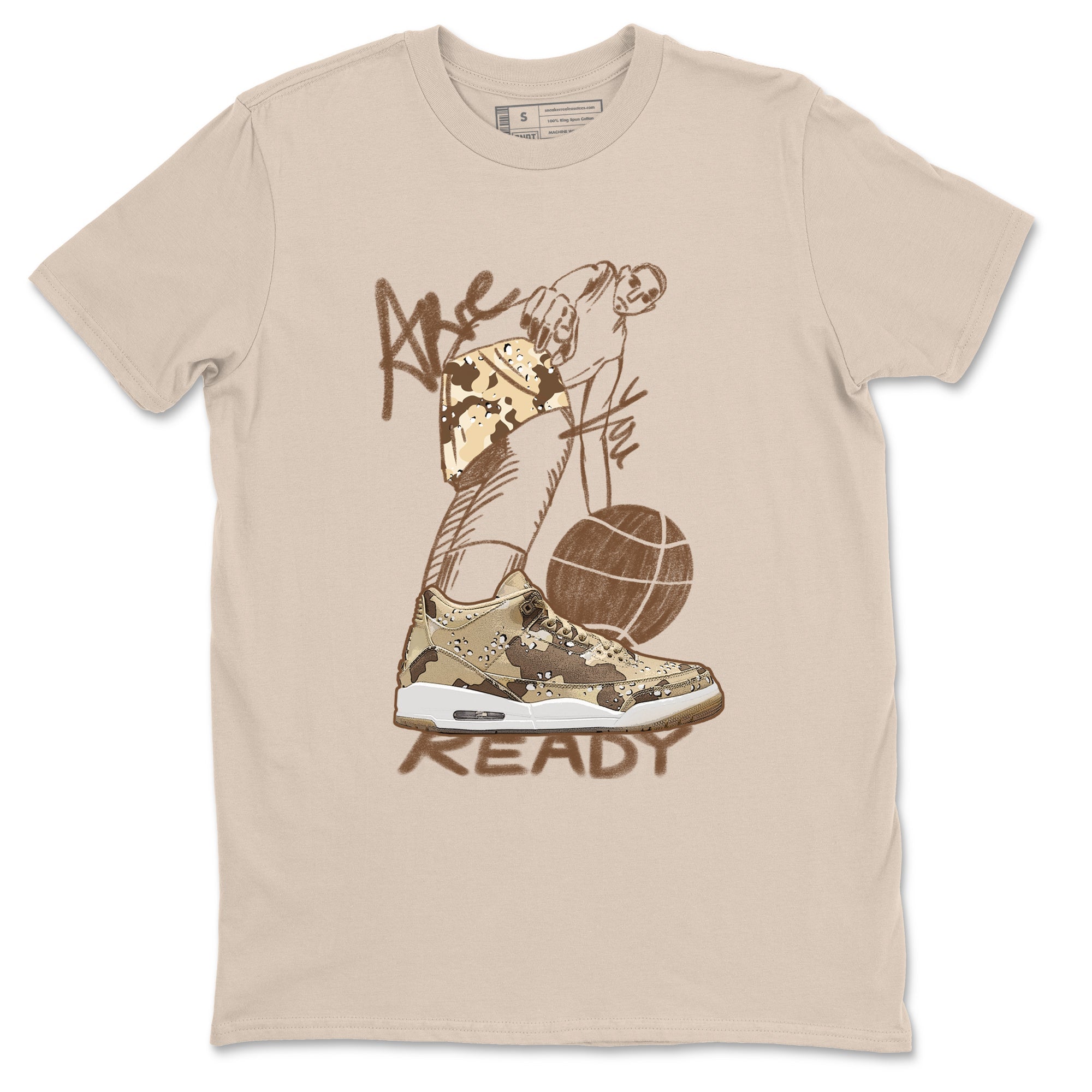 Are You Ready snkmatch Tees - Air Jordan 3 Desert Camo