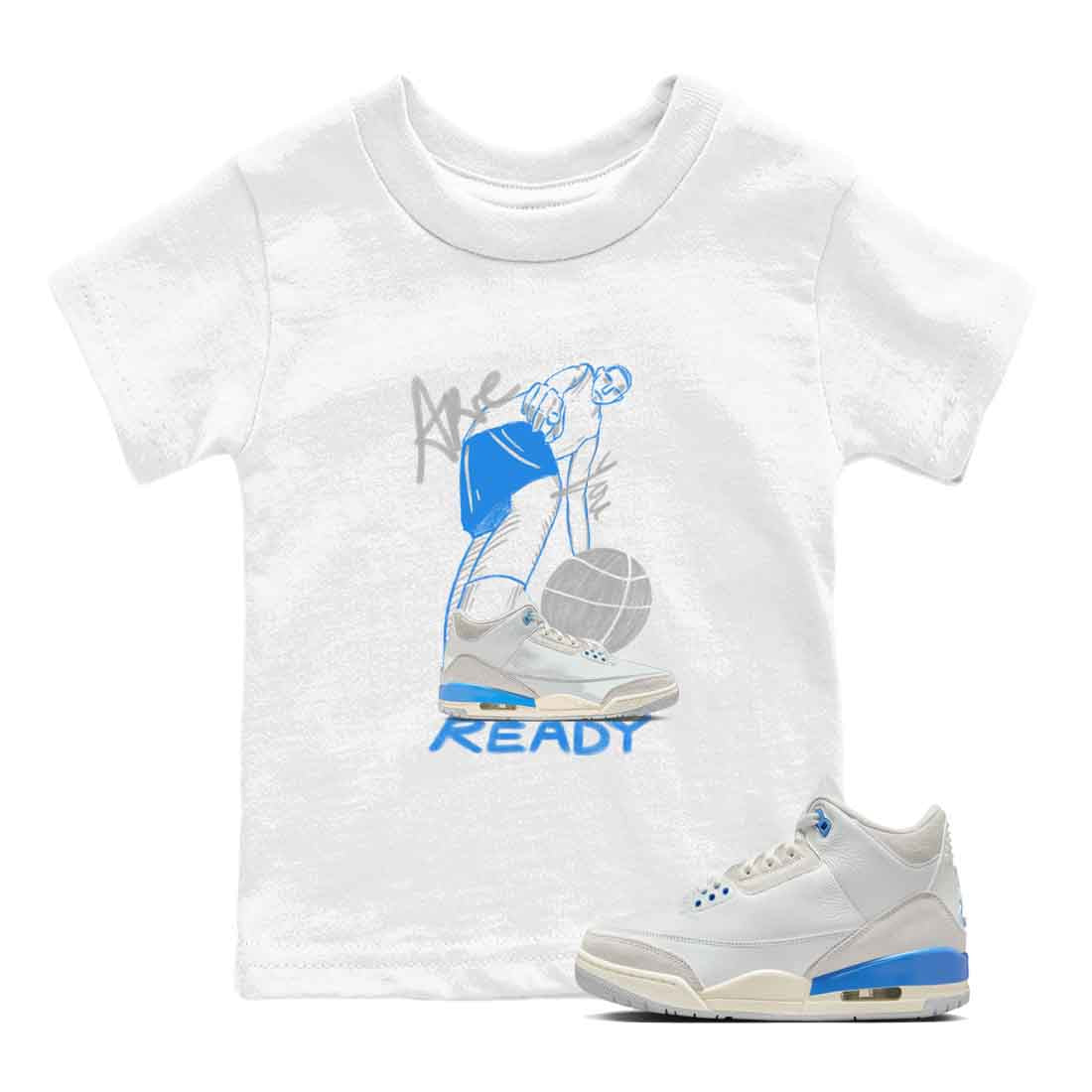 Are You Ready snkmatch Tees Kids - Air Jordan 3 Lucky Shorts