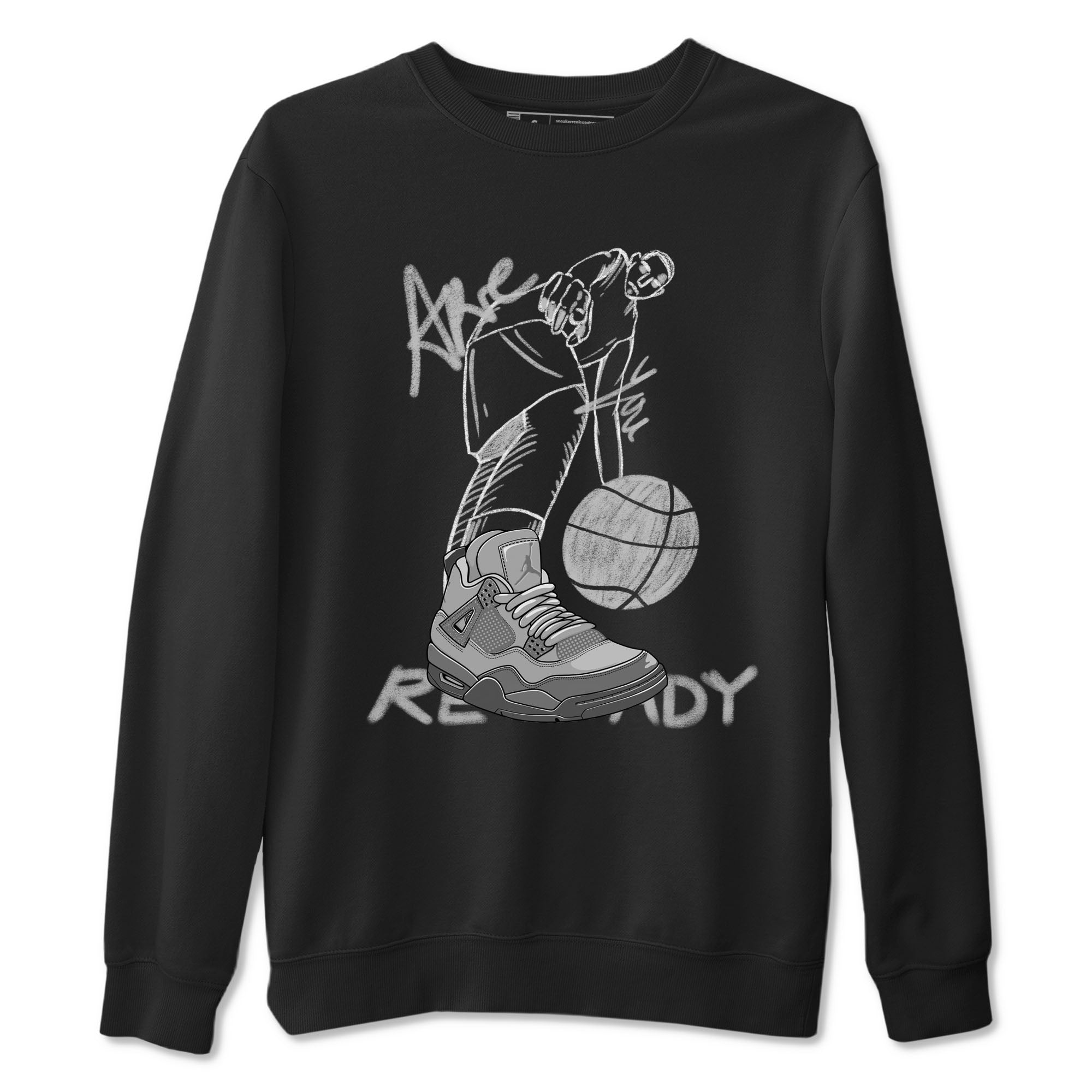 Are You Ready snkmatch Tees - Air Jordan 4 Wet Cement