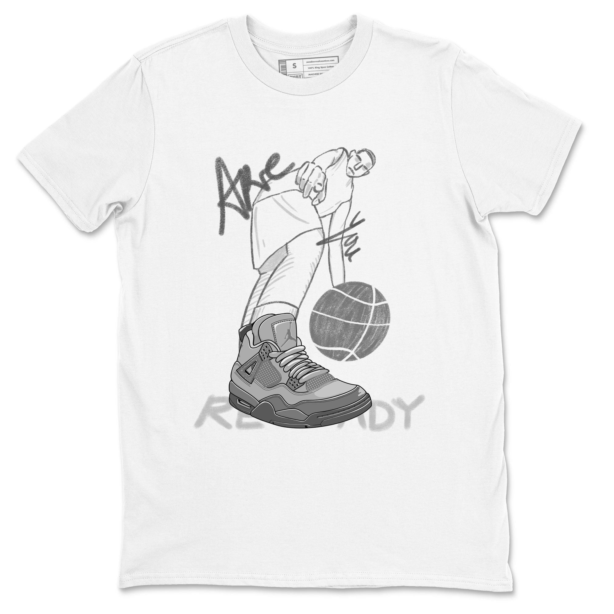Are You Ready snkmatch Tees - Air Jordan 4 Wet Cement
