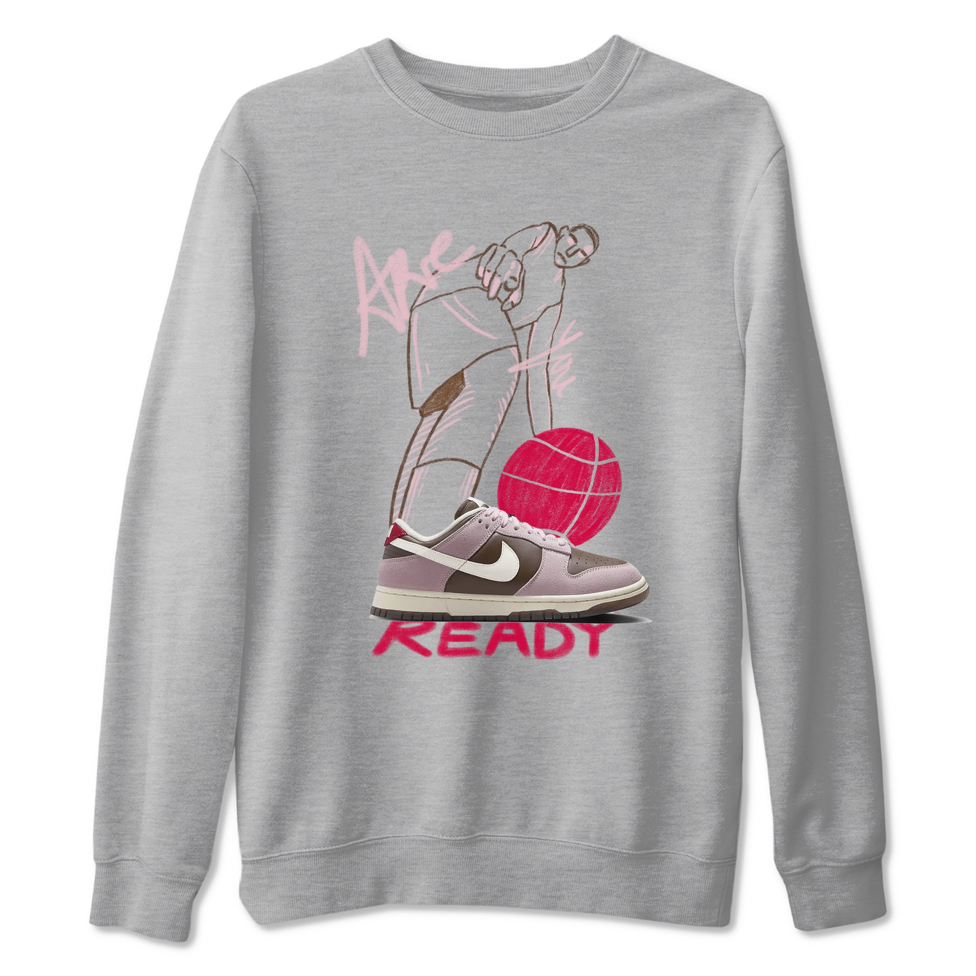 Are You Ready snkmatch Tees - Dunk Cacao Wow And Pink Foam