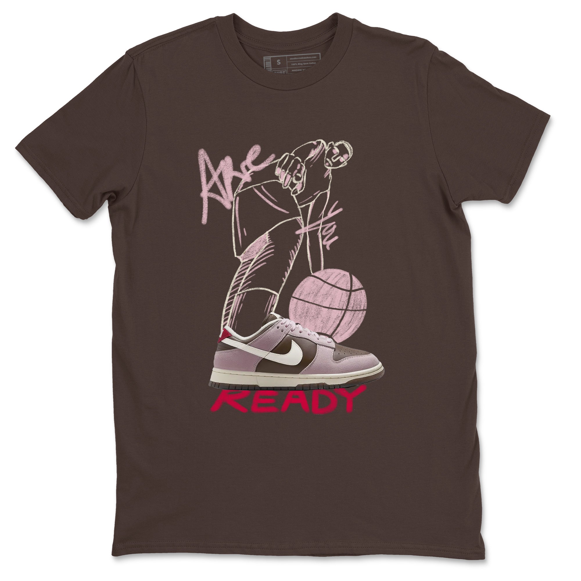 Are You Ready snkmatch Tees - Dunk Cacao Wow And Pink Foam